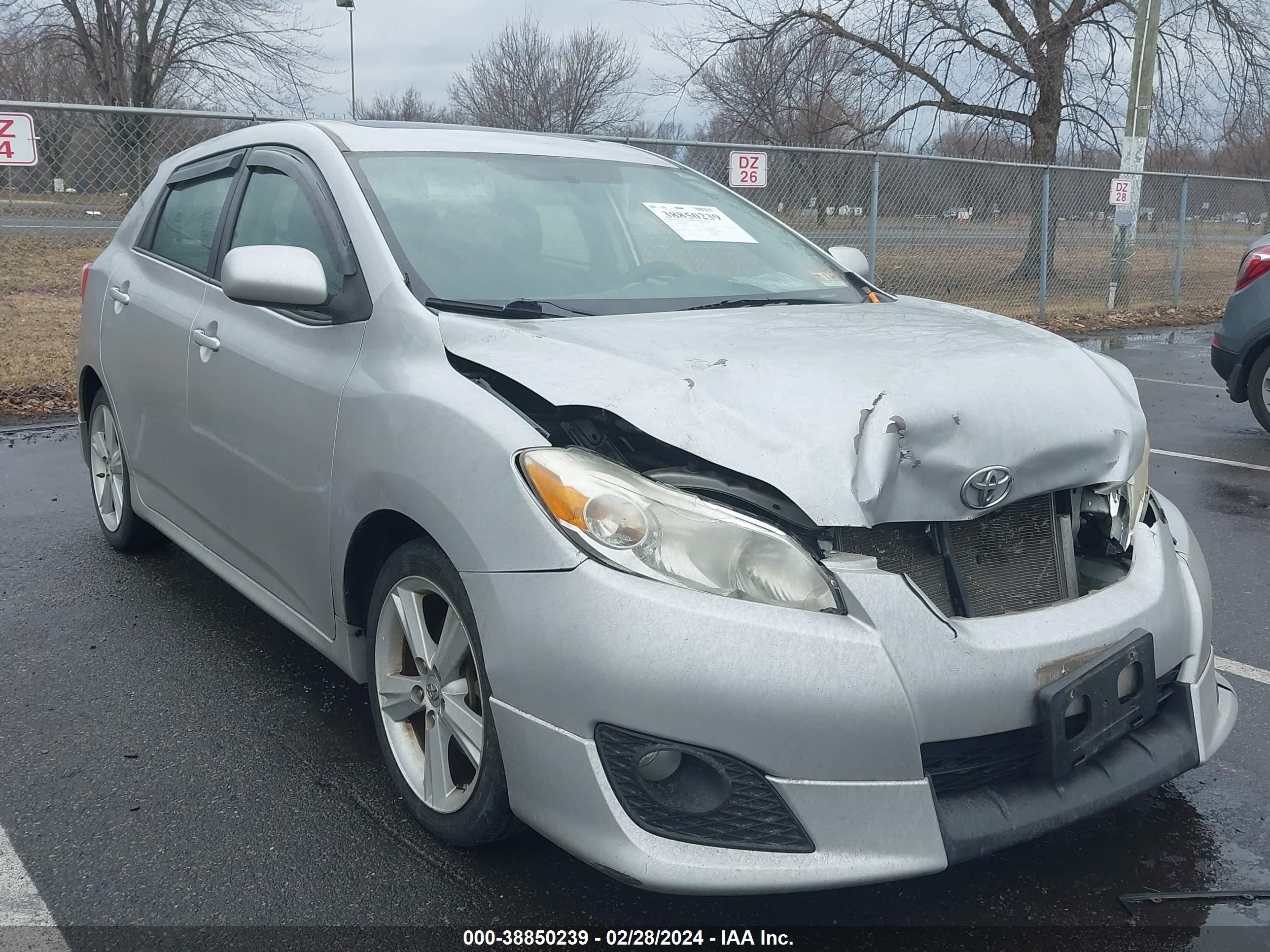 TOYOTA MATRIX 2009 2t1ke40e29c008715