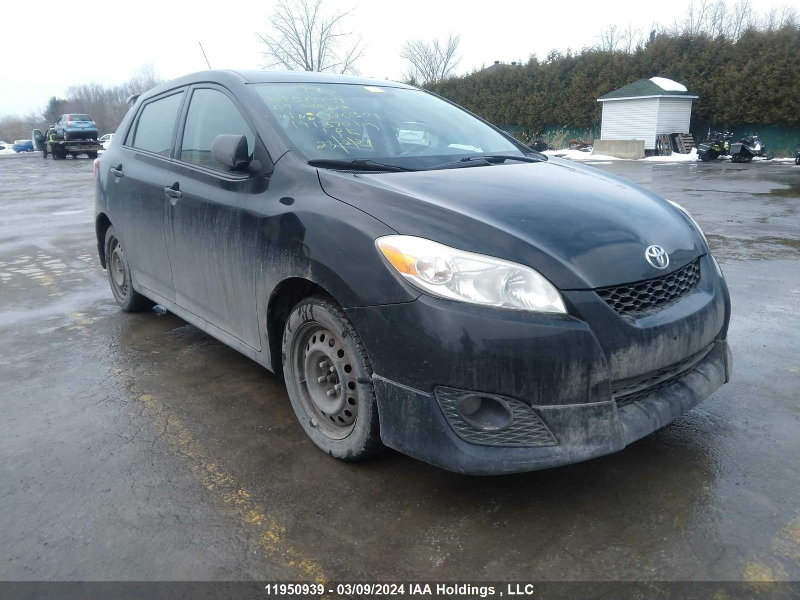 TOYOTA MATRIX 2009 2t1ke40e29c020301