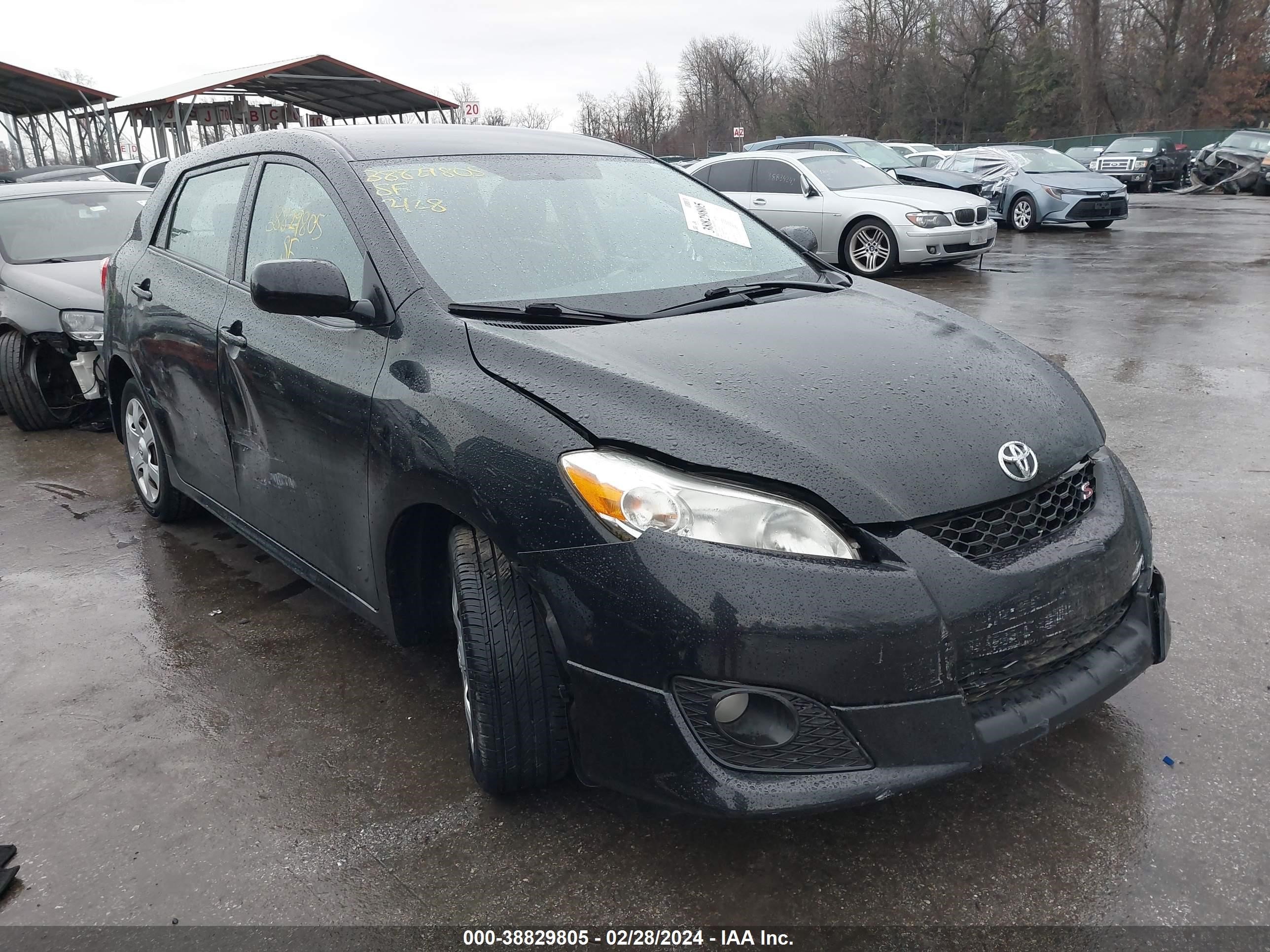 TOYOTA MATRIX 2009 2t1ke40e29c025028