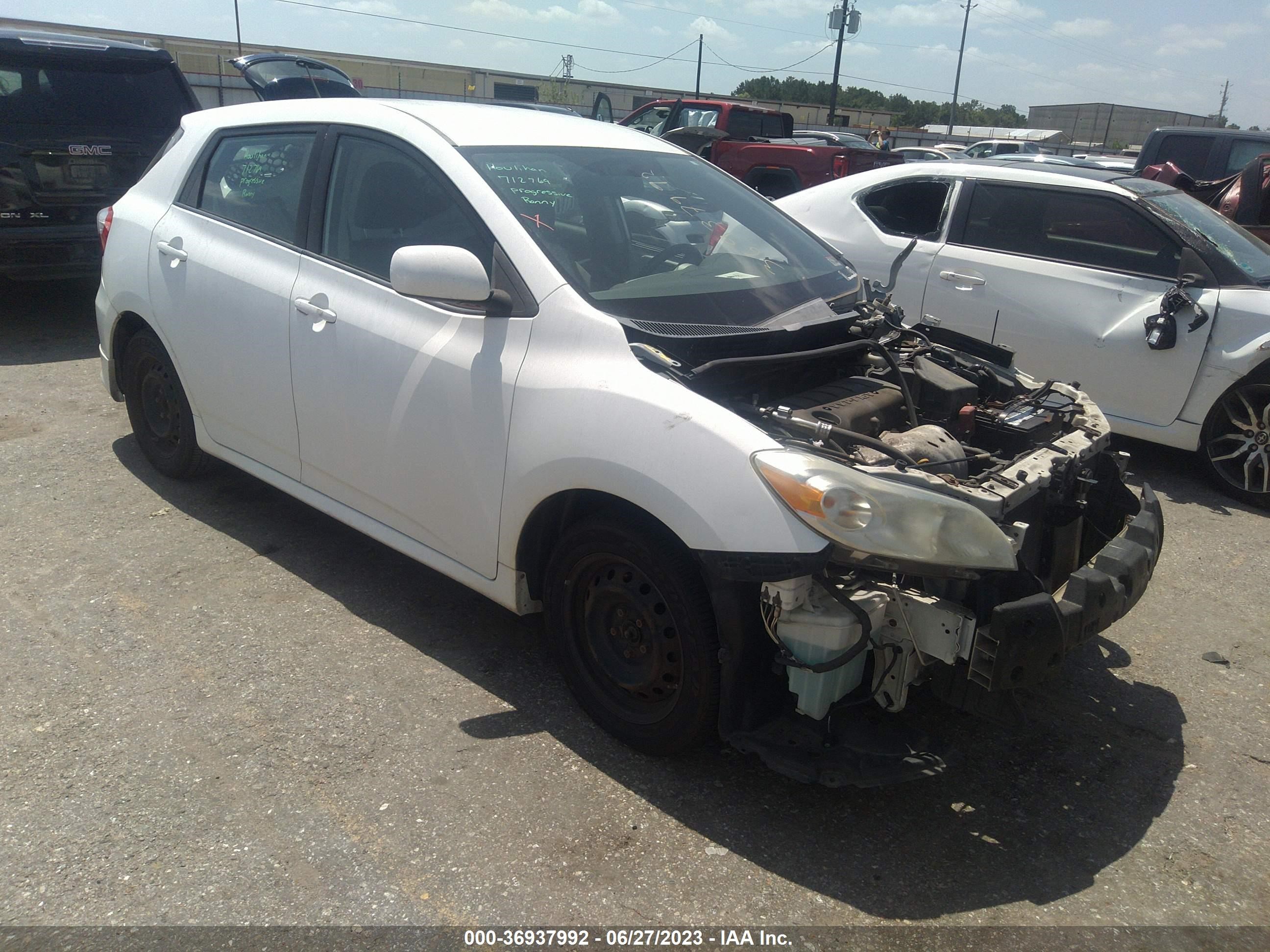 TOYOTA MATRIX 2009 2t1ke40e39c028262