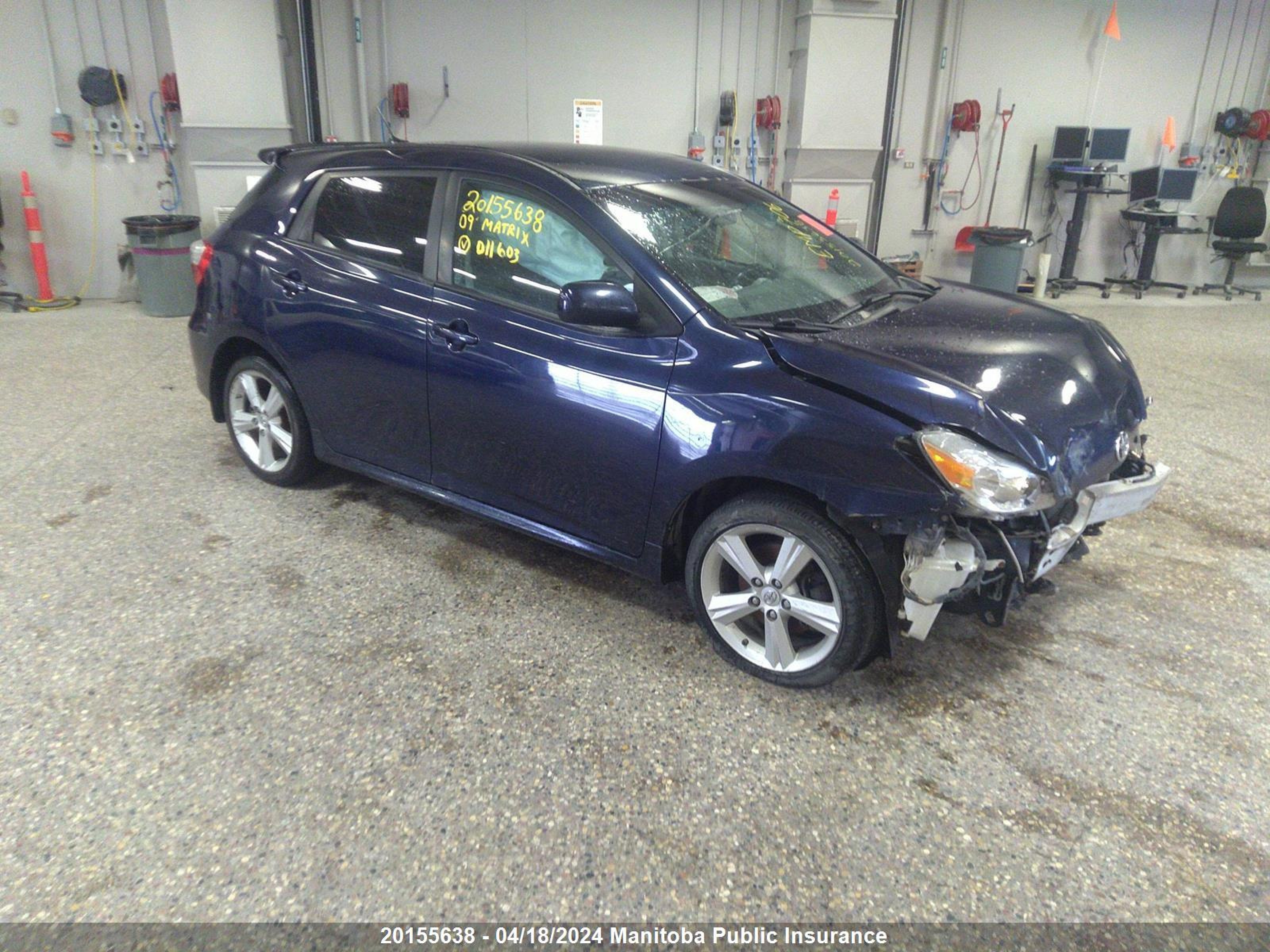 TOYOTA MATRIX 2009 2t1ke40e69c011603