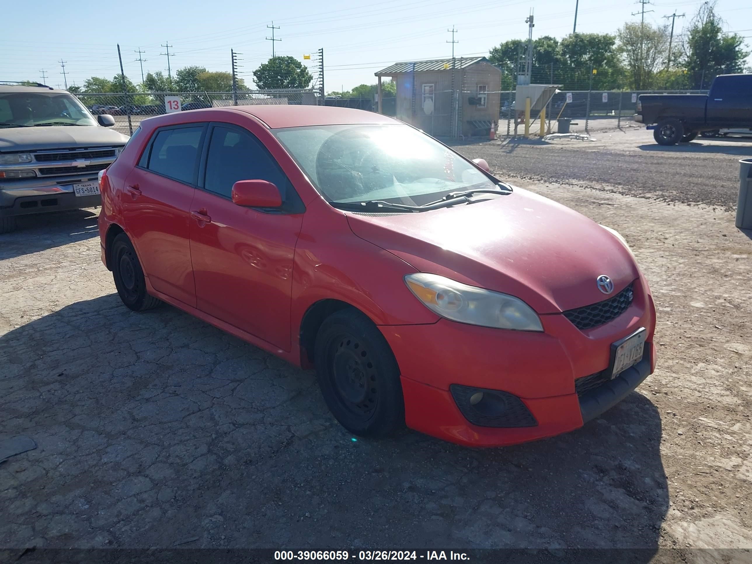 TOYOTA MATRIX 2009 2t1ke40e89c019735