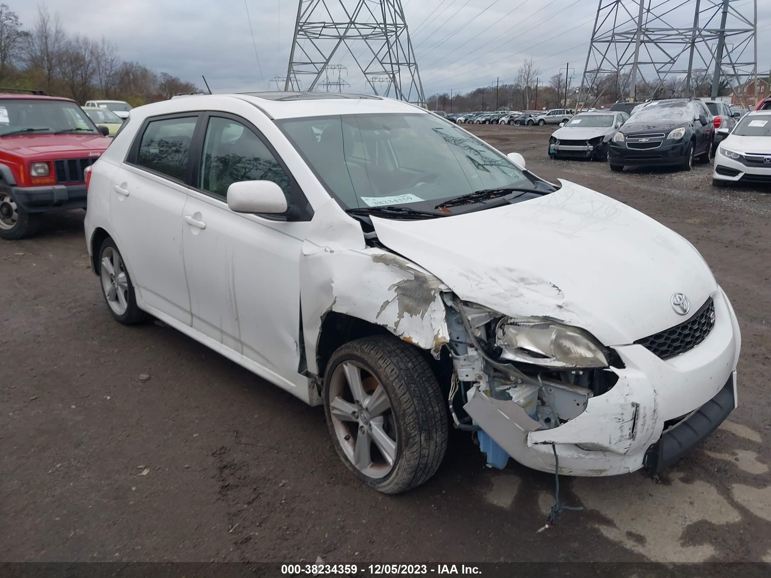 TOYOTA MATRIX 2009 2t1ke40ex9c026766