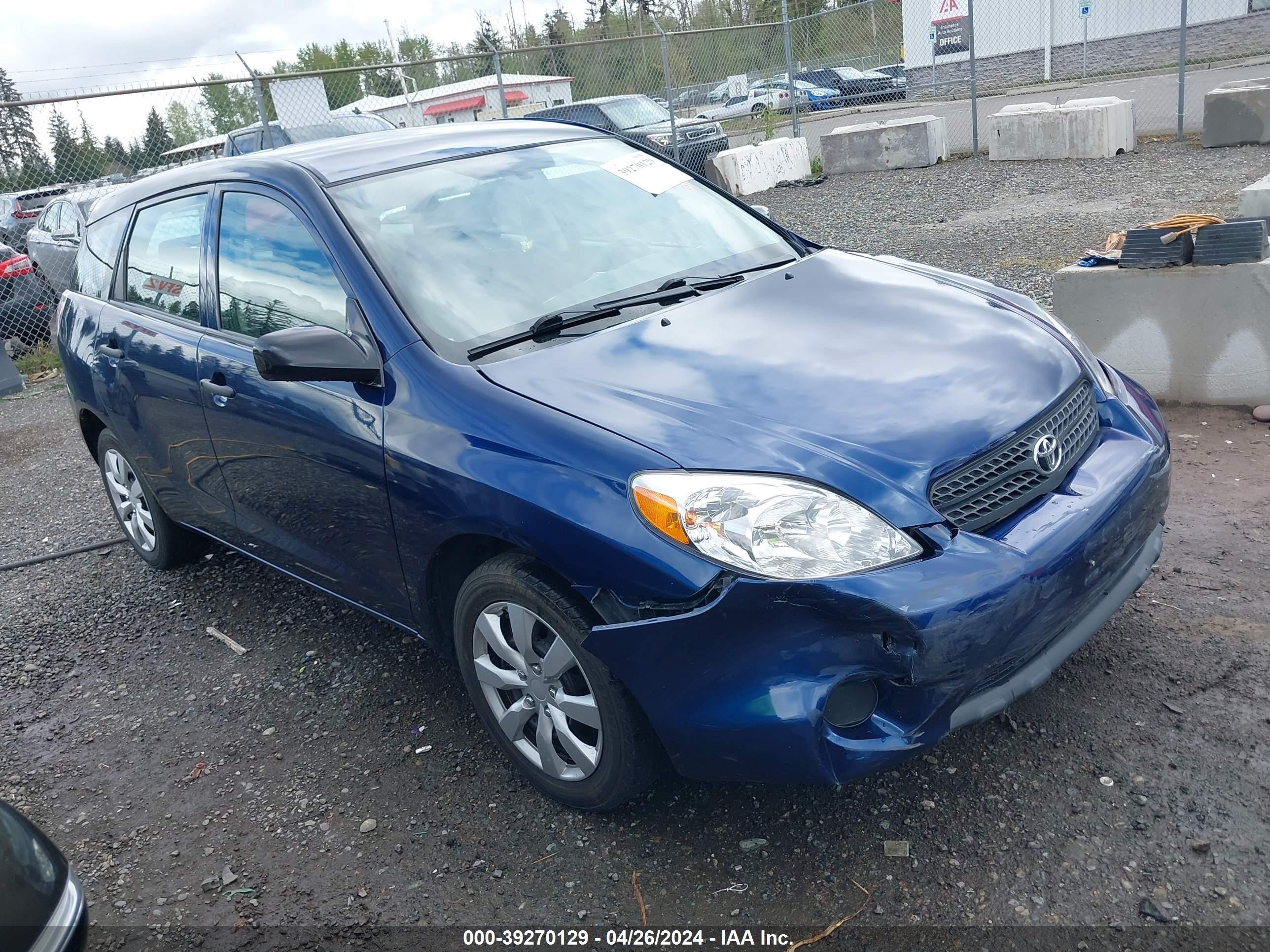 TOYOTA MATRIX 2008 2t1kr30e28c704083