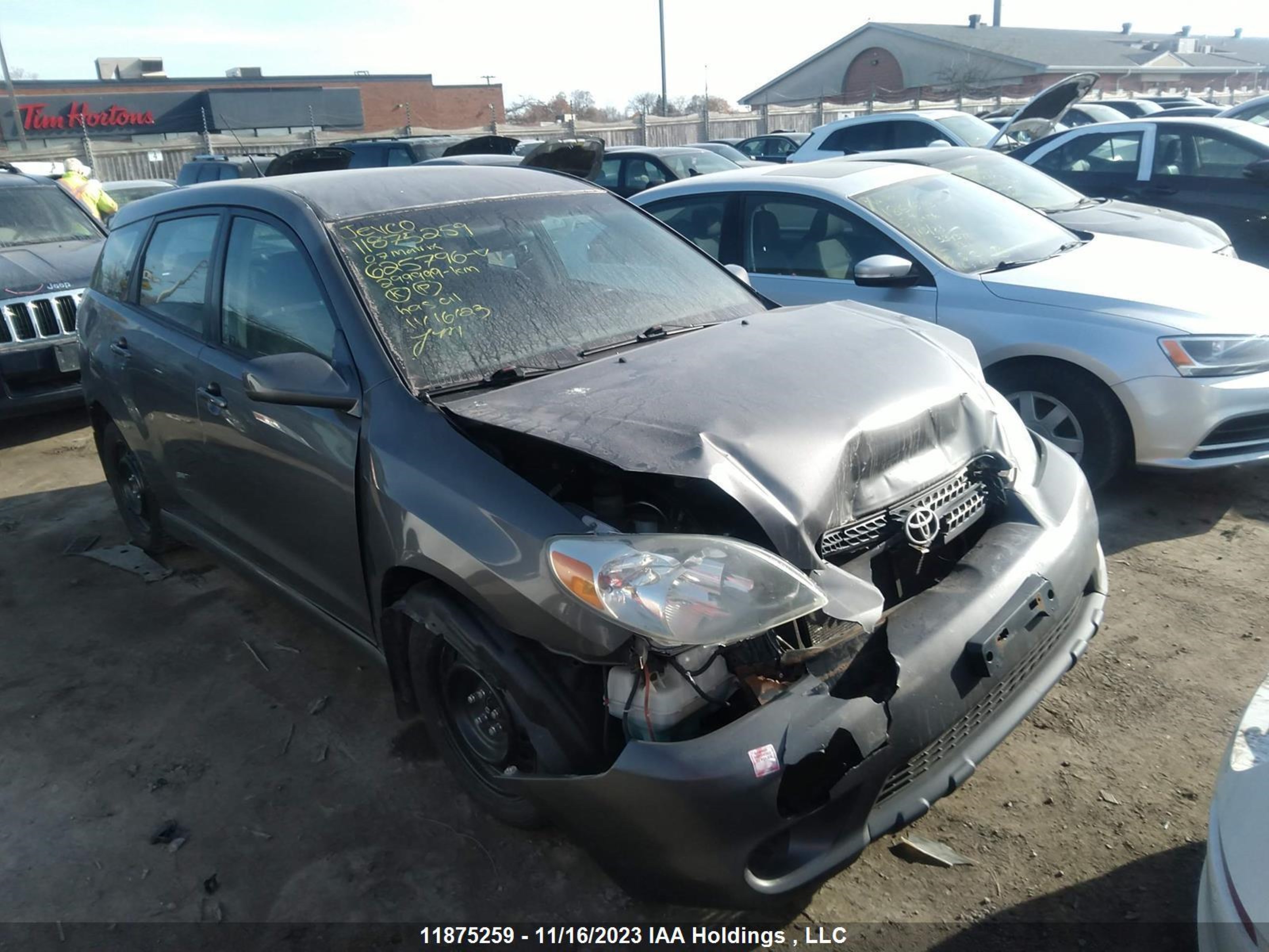 TOYOTA MATRIX 2007 2t1kr32e07c625796