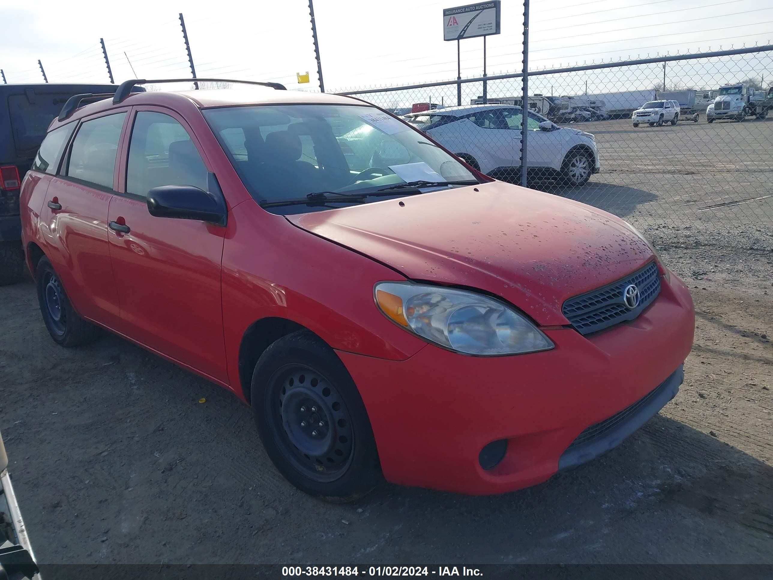 TOYOTA MATRIX 2007 2t1kr32e07c649192