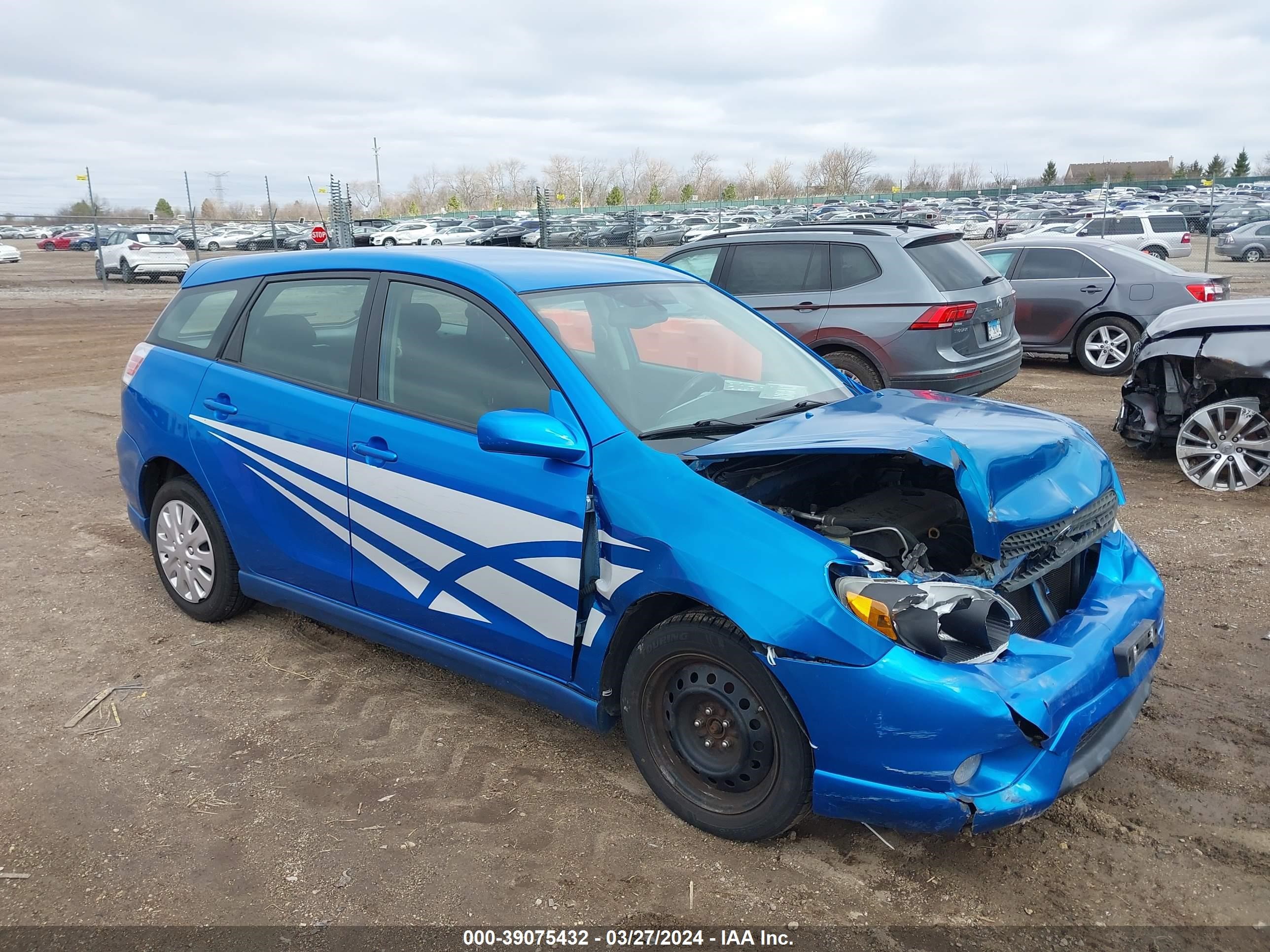 TOYOTA MATRIX 2008 2t1kr32e08c696286