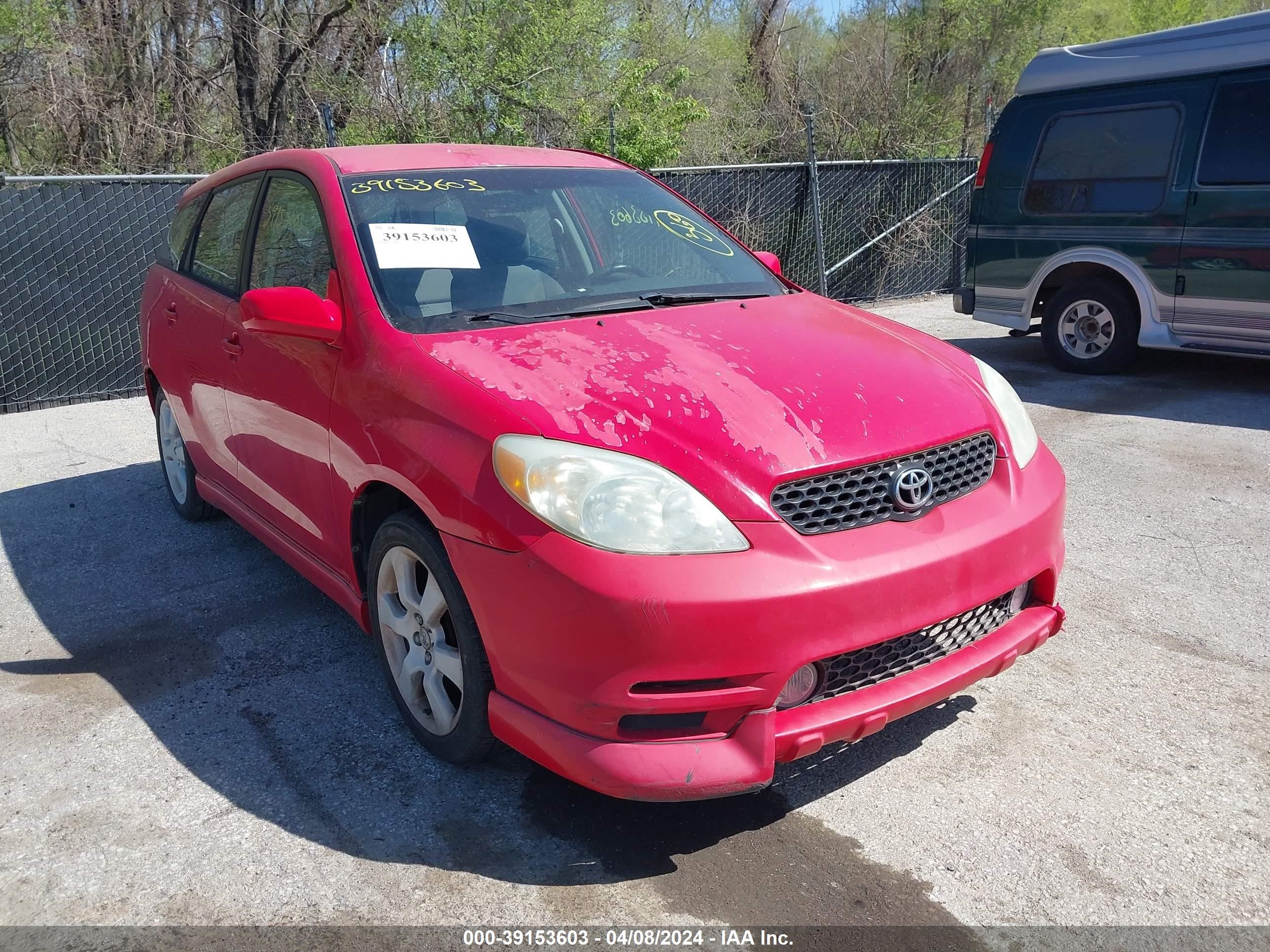 TOYOTA MATRIX 2003 2t1kr32e13c001158