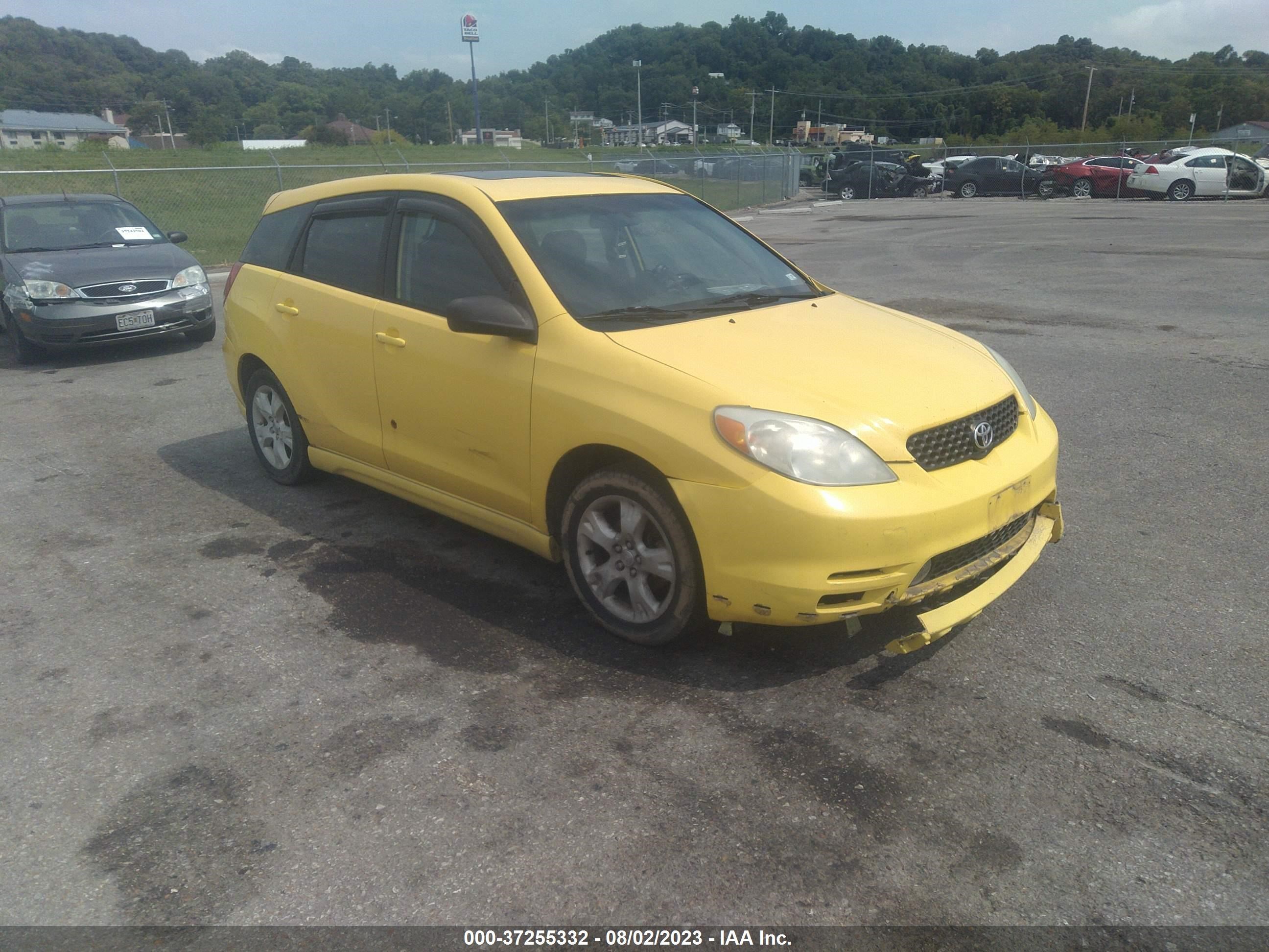 TOYOTA MATRIX 2004 2t1kr32e14c173644