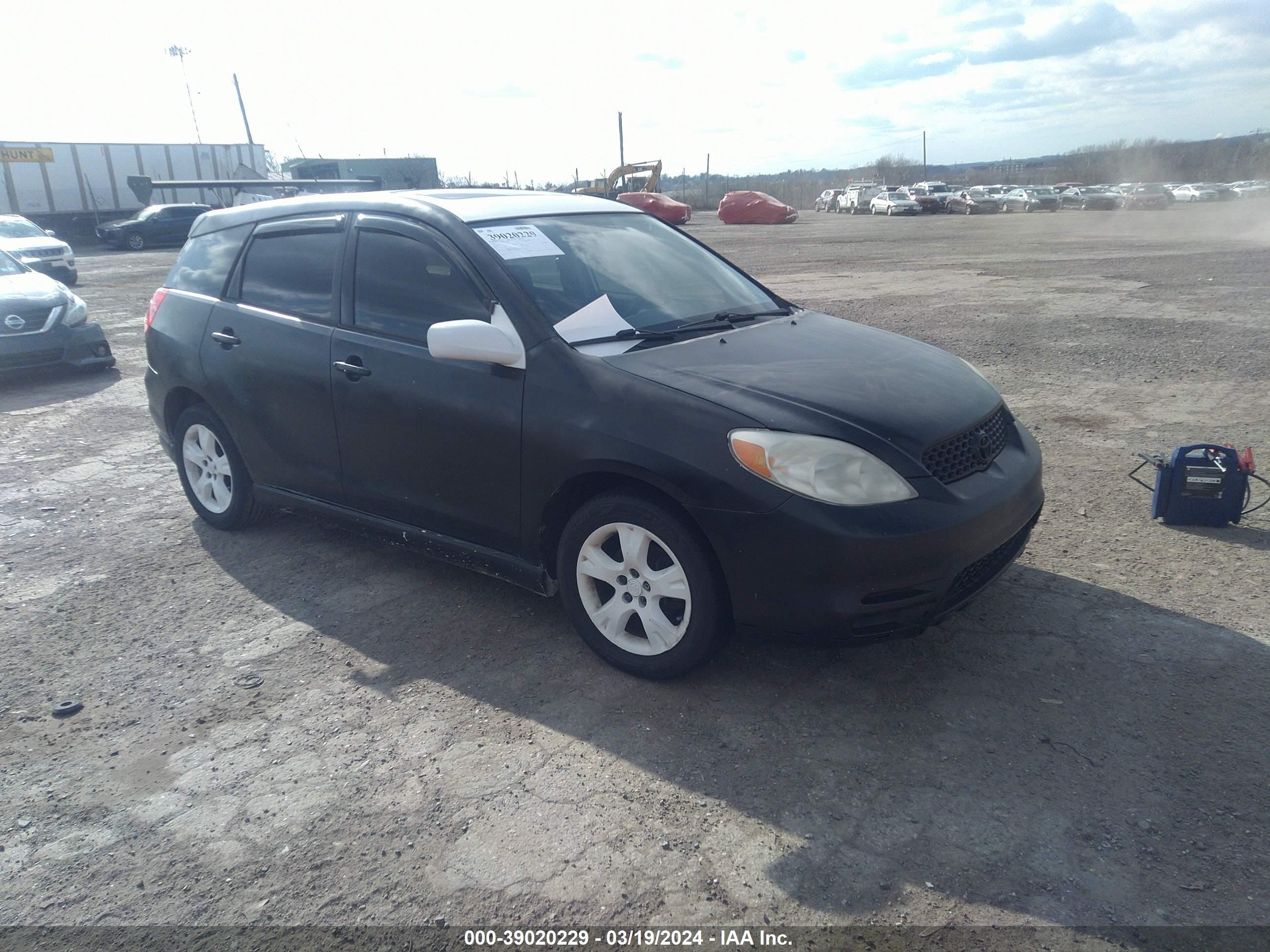 TOYOTA MATRIX 2003 2t1kr32e23c015344