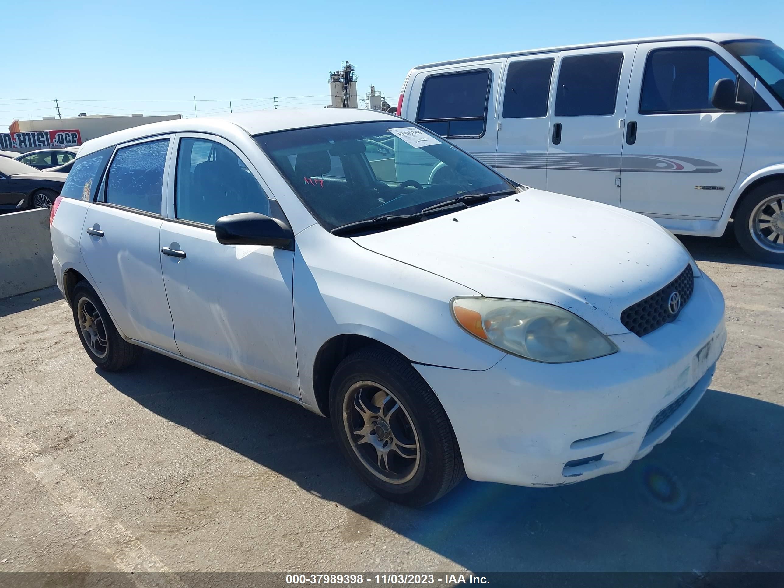 TOYOTA MATRIX 2003 2t1kr32e23c025498