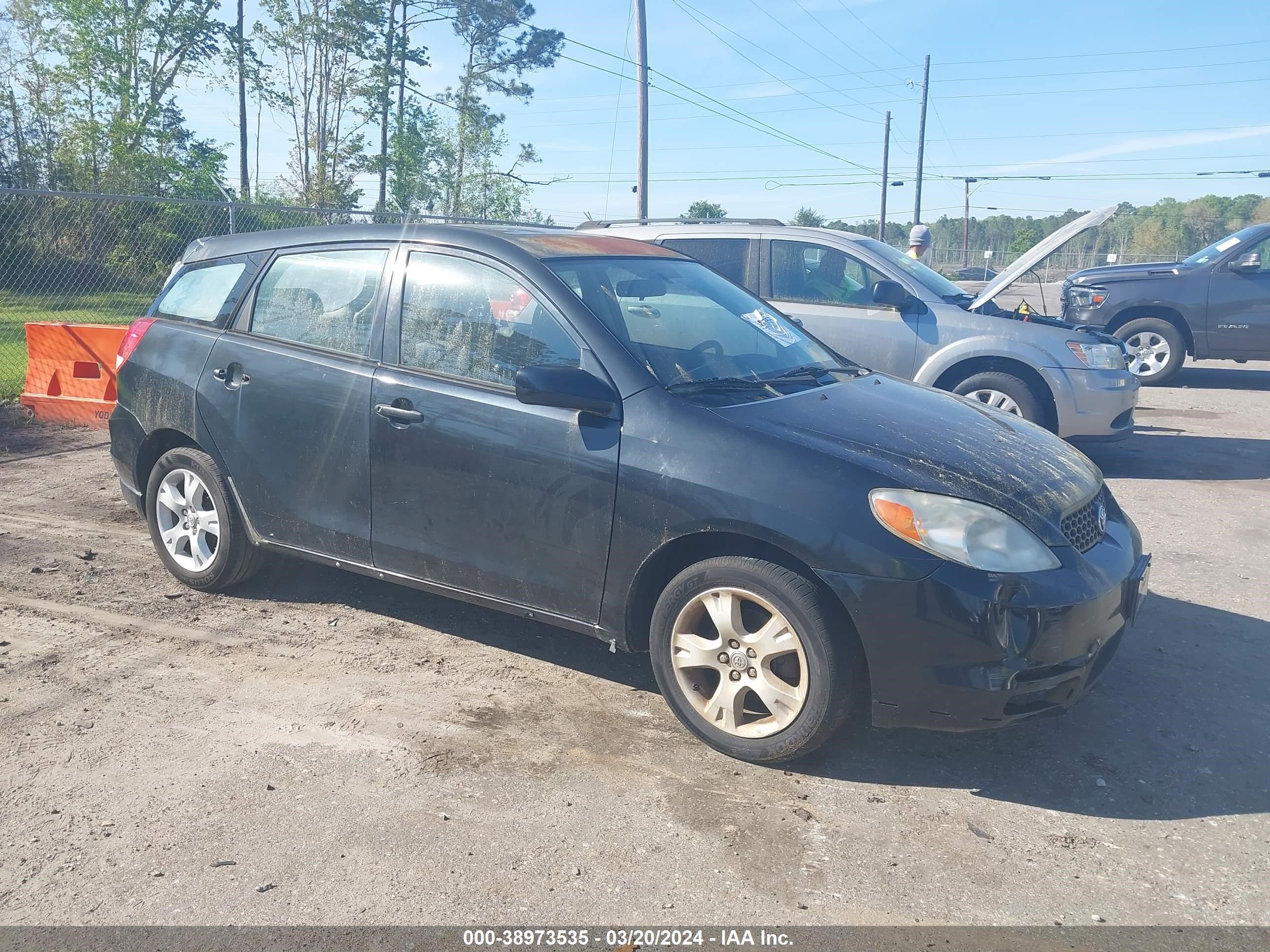 TOYOTA MATRIX 2003 2t1kr32e23c076595