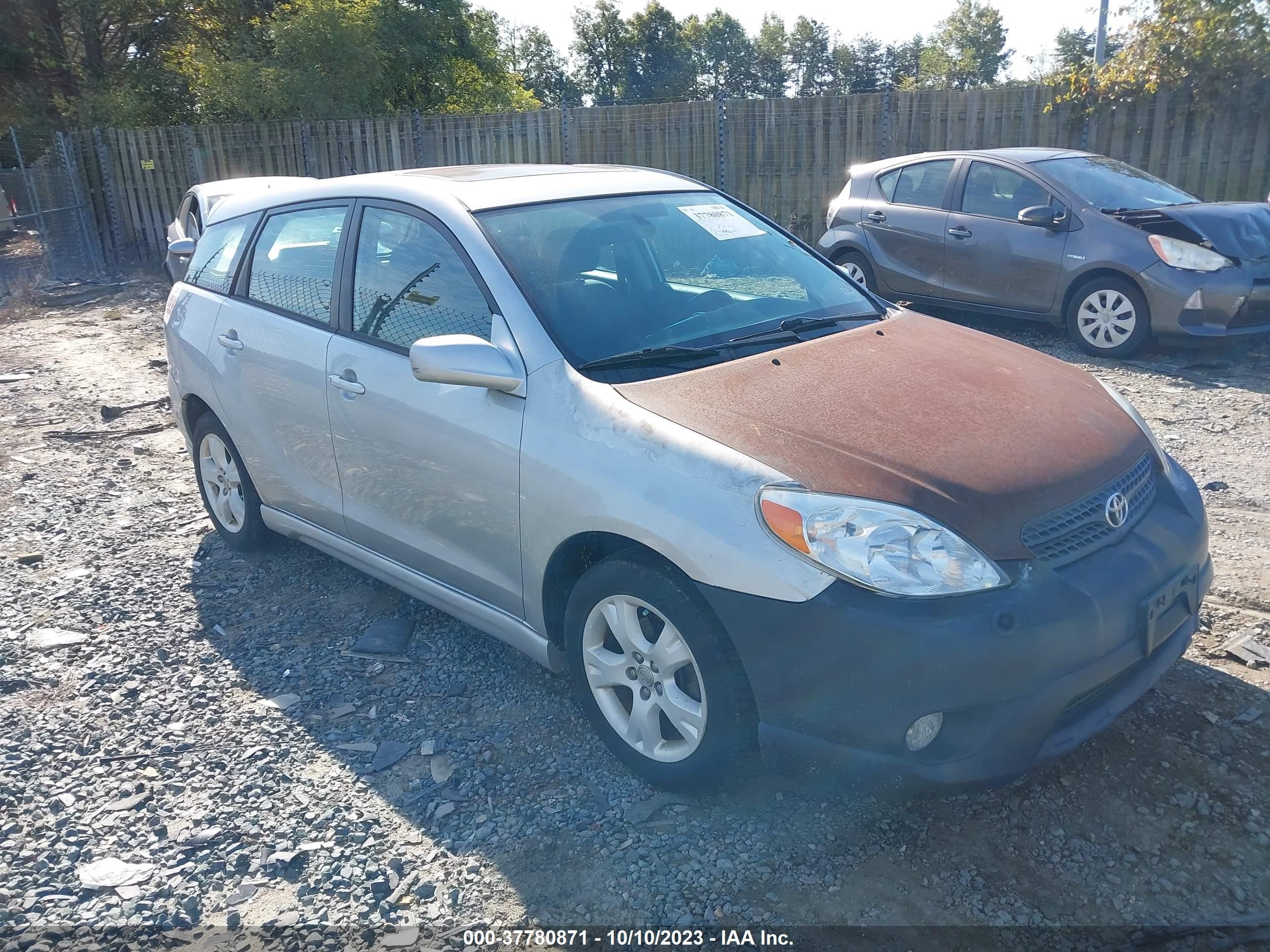 TOYOTA MATRIX 2005 2t1kr32e25c416055