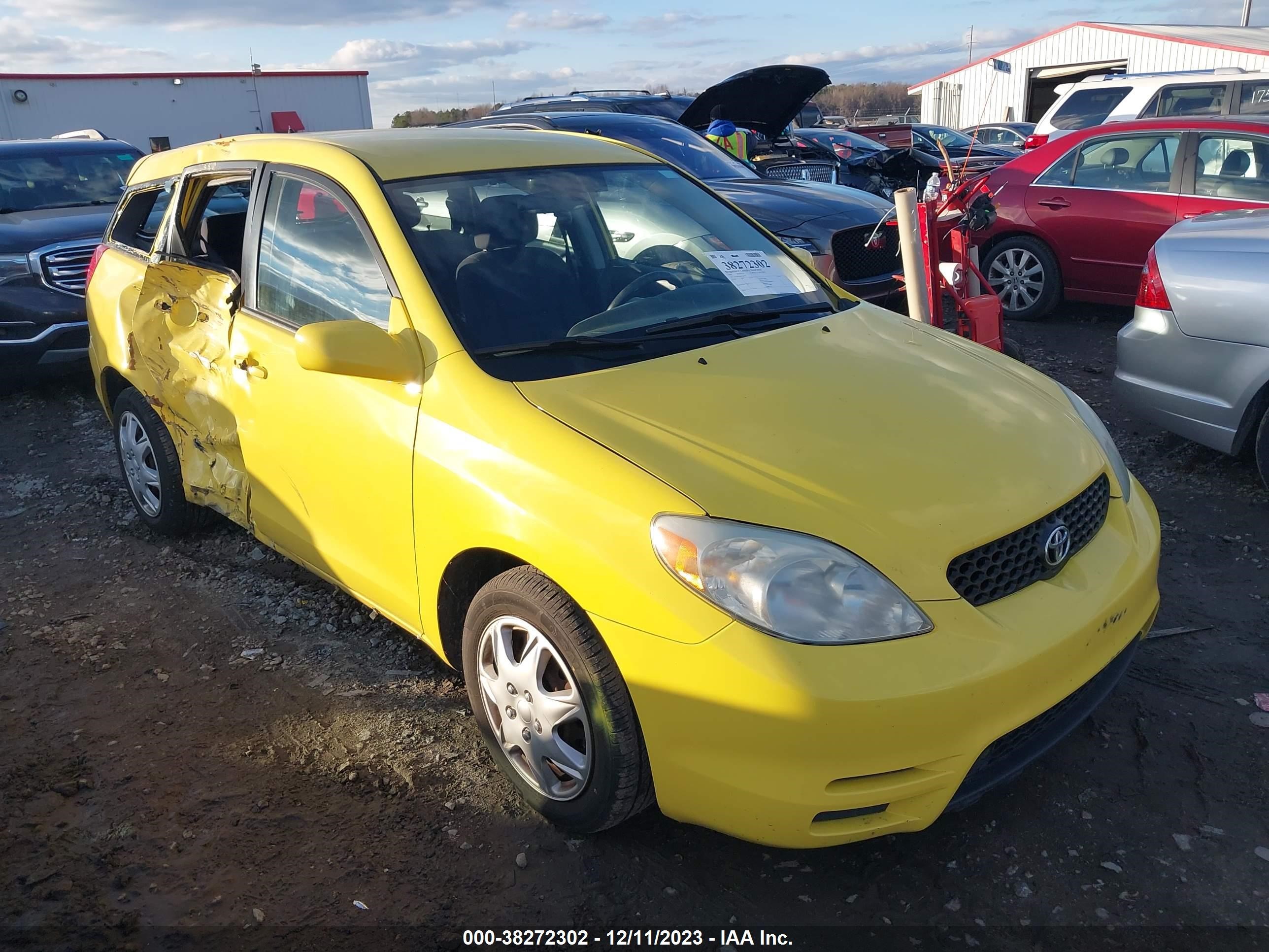 TOYOTA MATRIX 2004 2t1kr32e44c292773