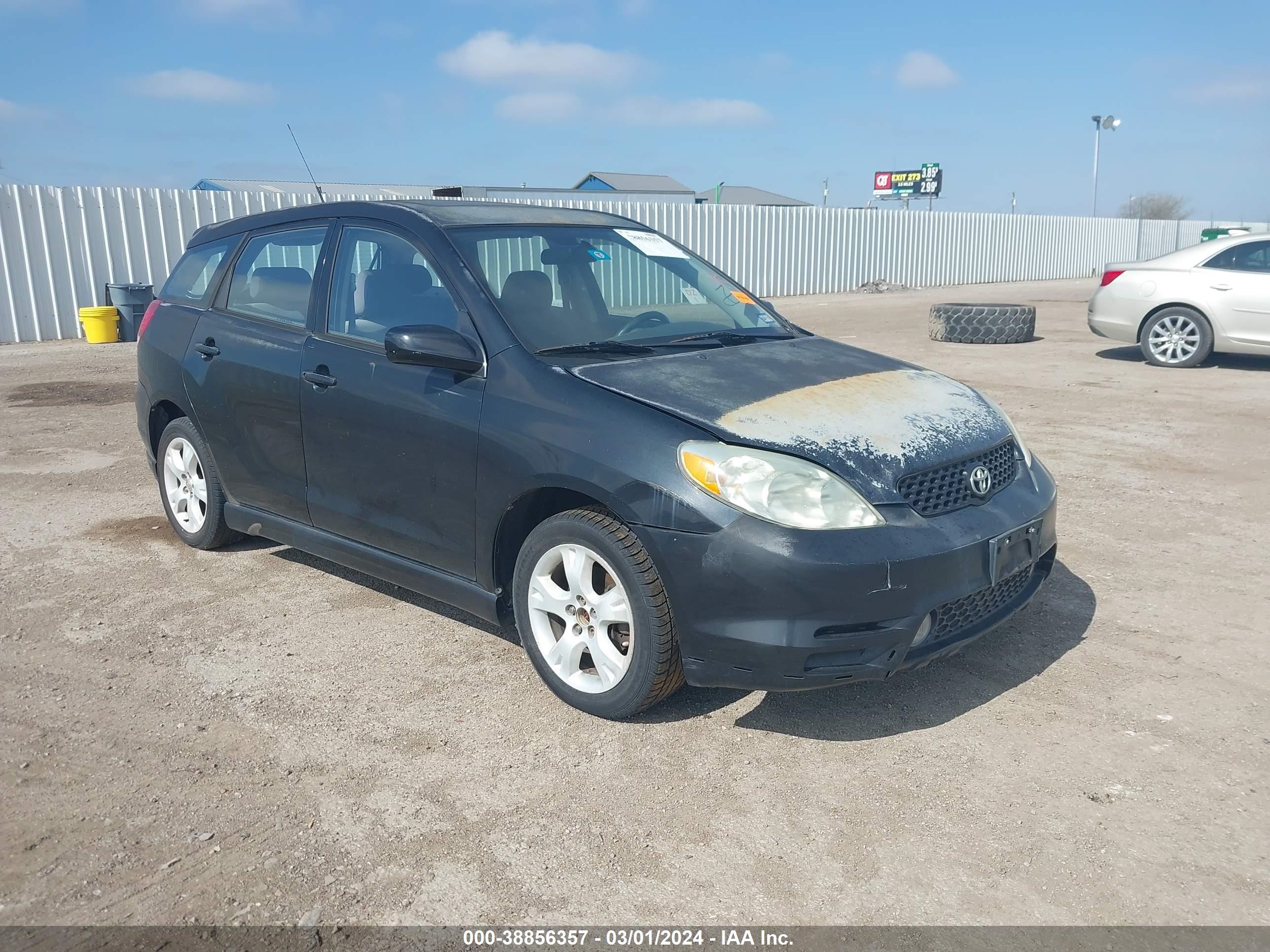 TOYOTA MATRIX 2003 2t1kr32e53c033238