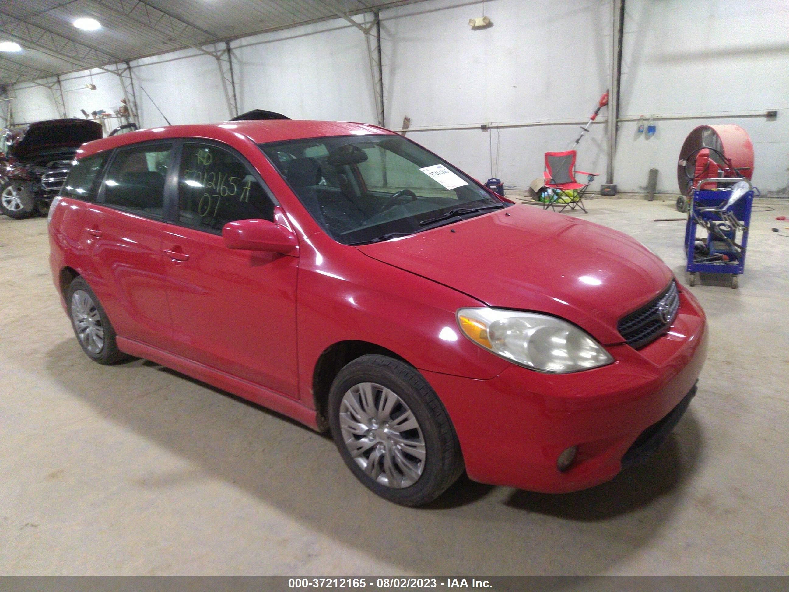 TOYOTA MATRIX 2007 2t1kr32e57c627026