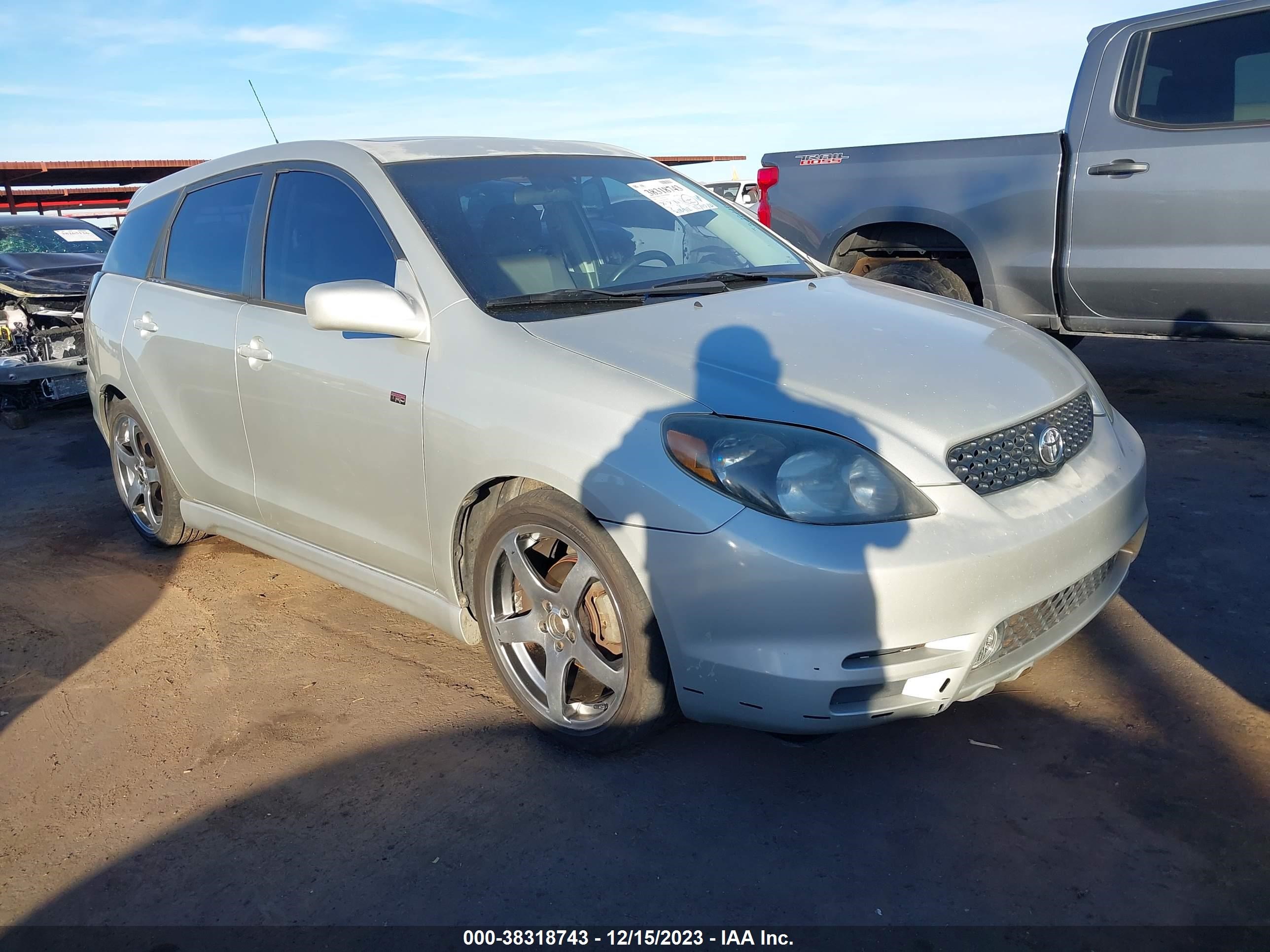 TOYOTA MATRIX 2003 2t1kr32e63c022099