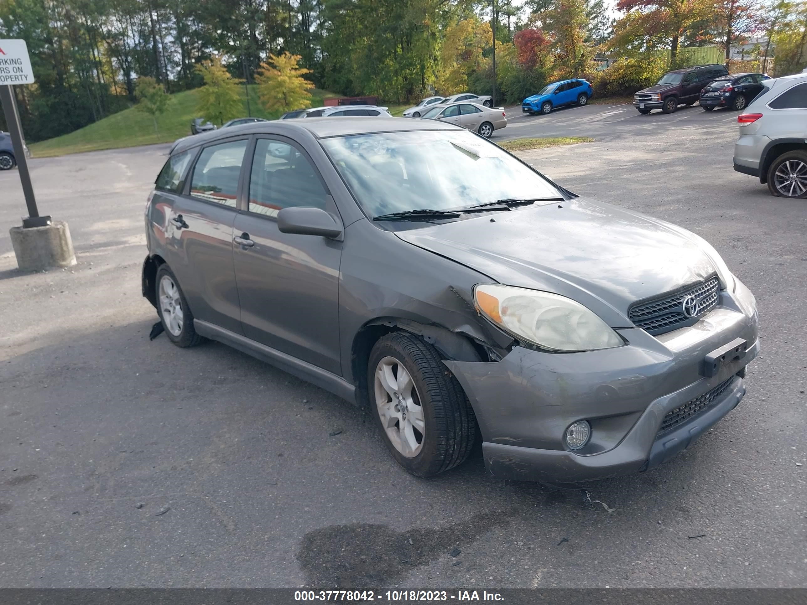 TOYOTA MATRIX 2005 2t1kr32e65c501626