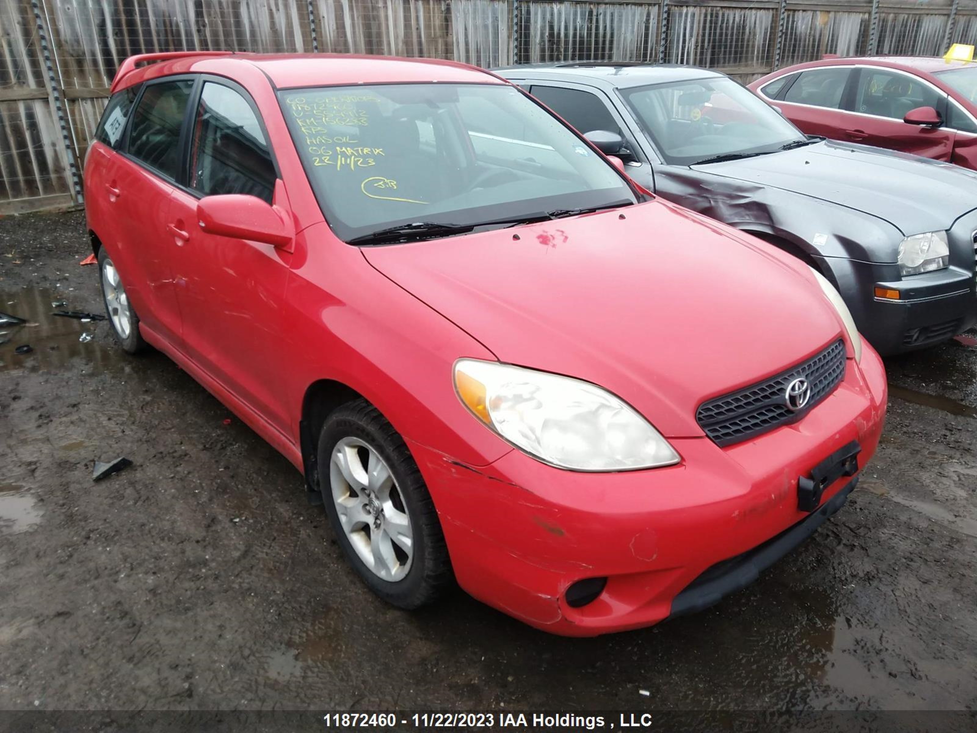 TOYOTA MATRIX 2006 2t1kr32e66c554912