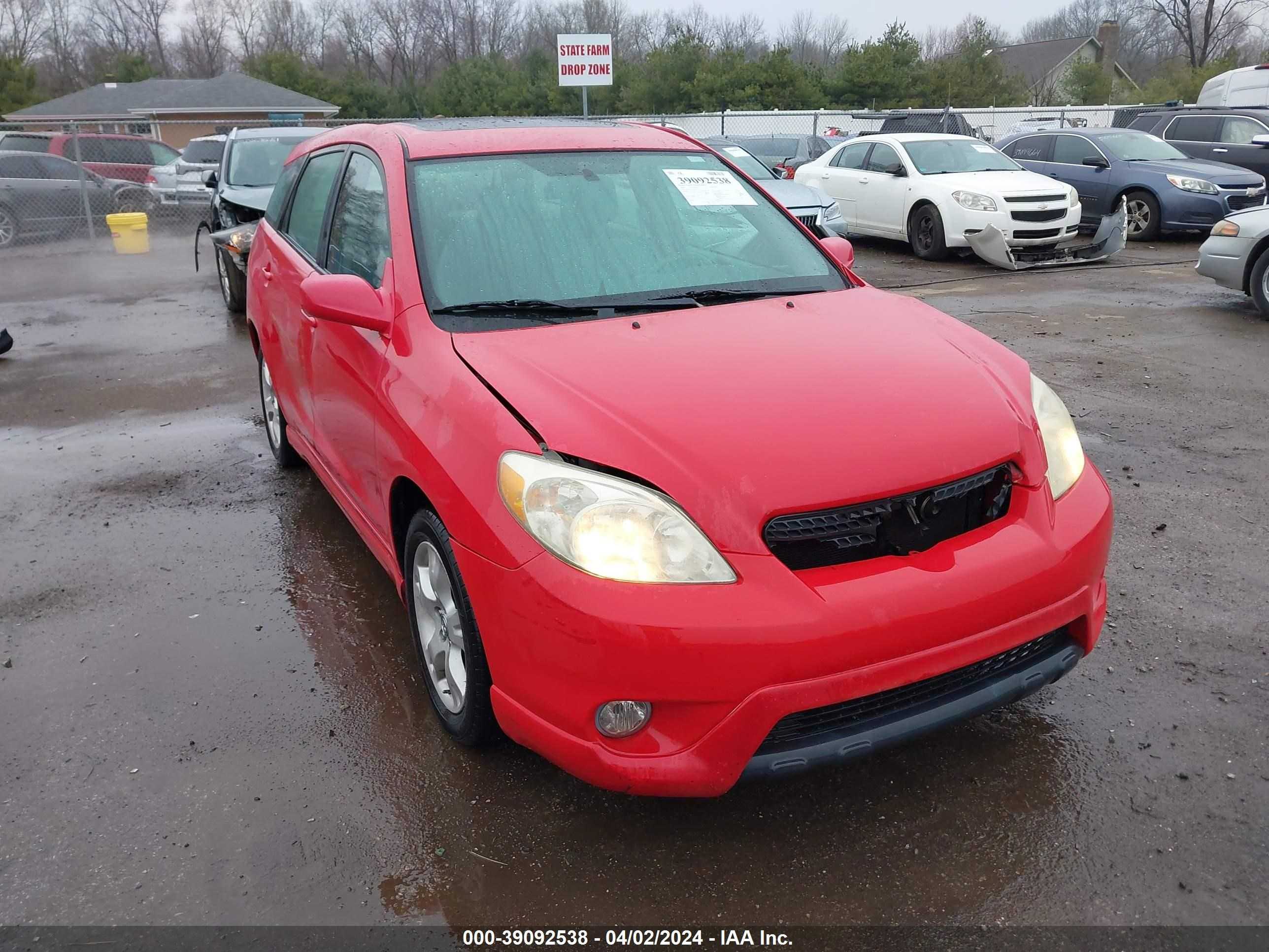 TOYOTA MATRIX 2006 2t1kr32e66c568552