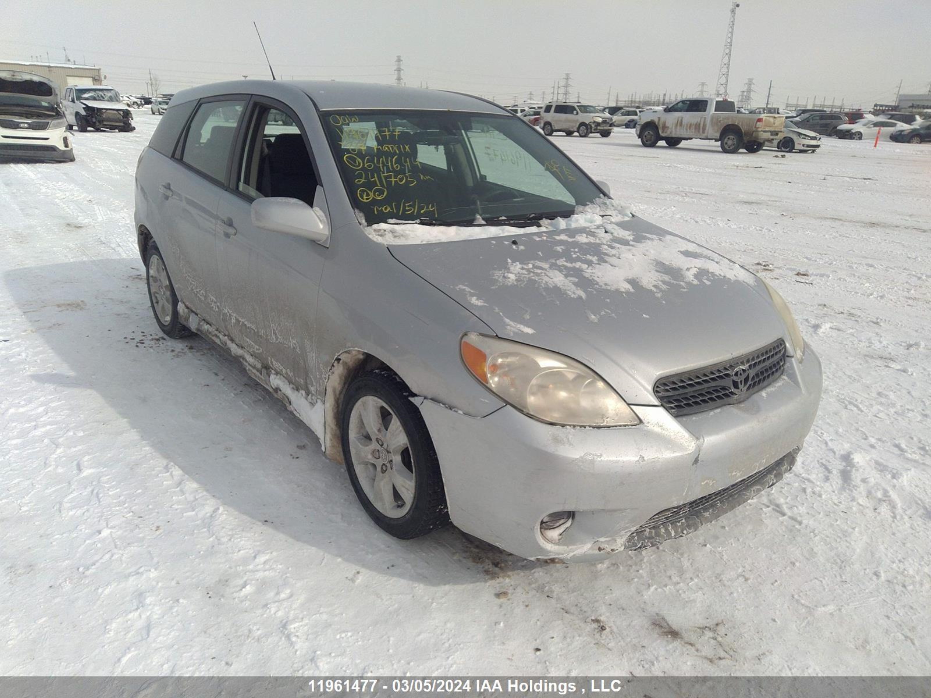 TOYOTA MATRIX 2007 2t1kr32e67c644644