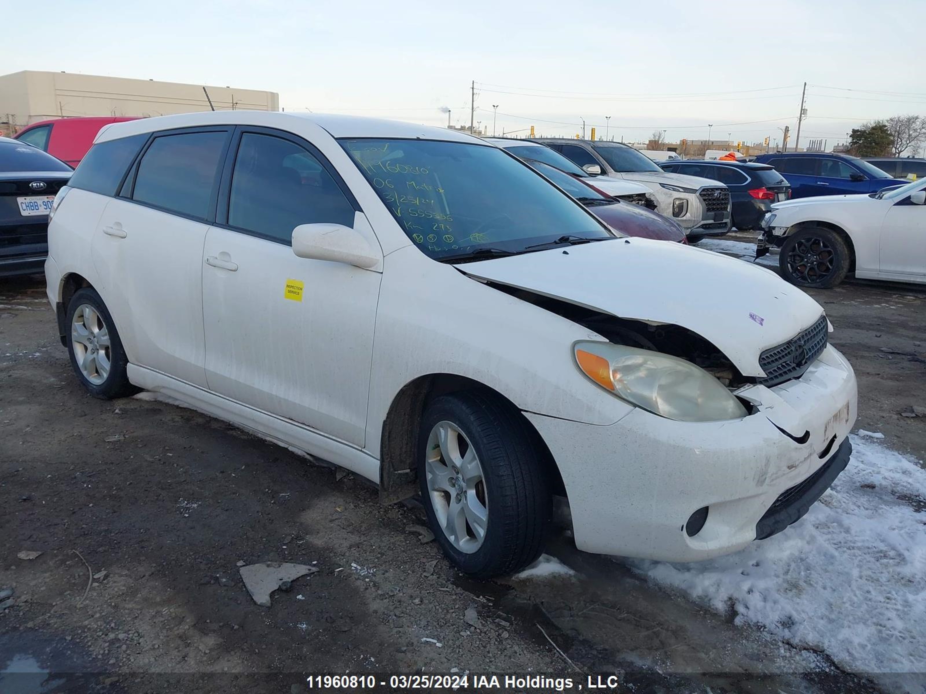 TOYOTA MATRIX 2006 2t1kr32e76c555356