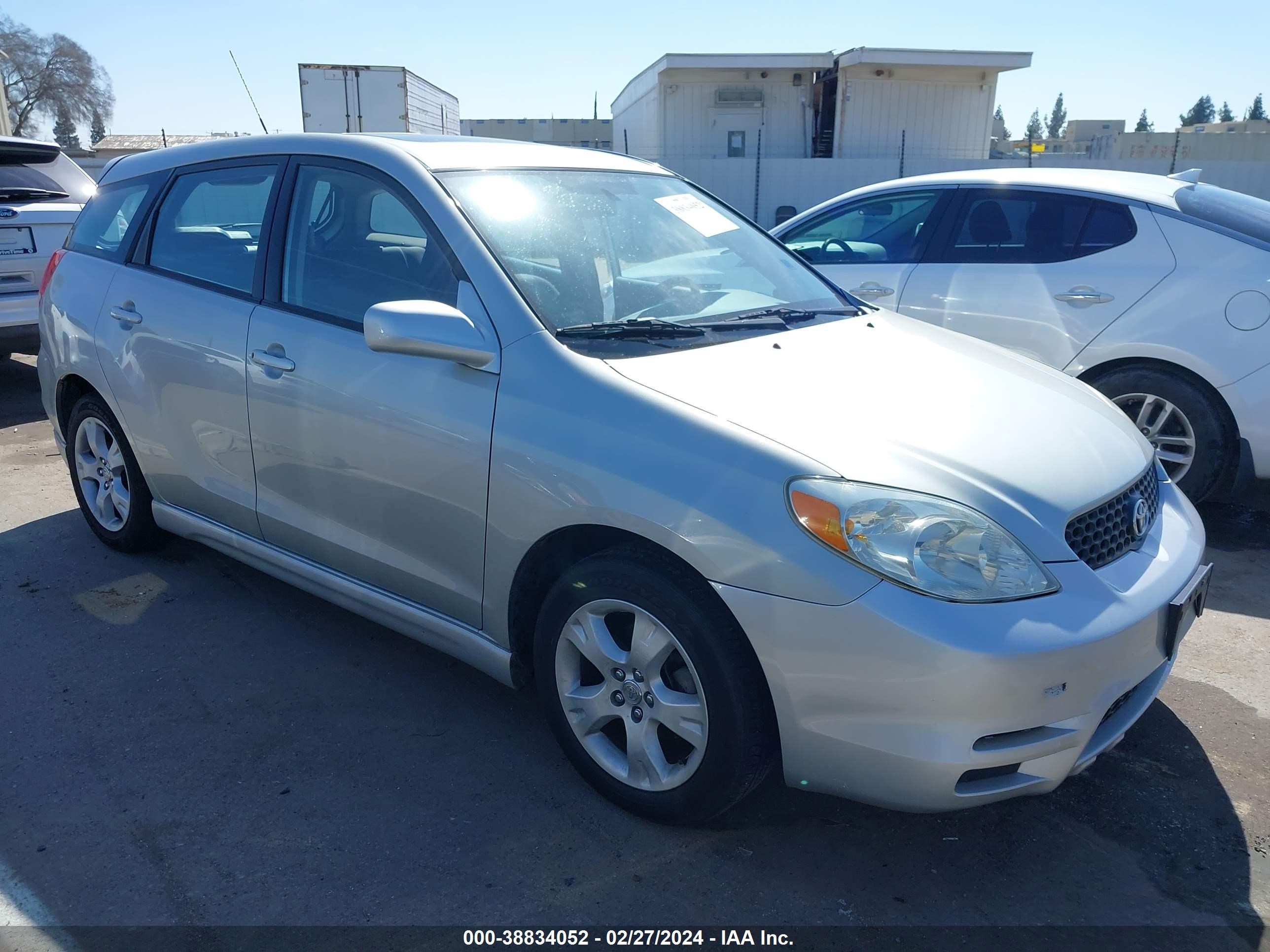 TOYOTA MATRIX 2003 2t1kr32e83c134368