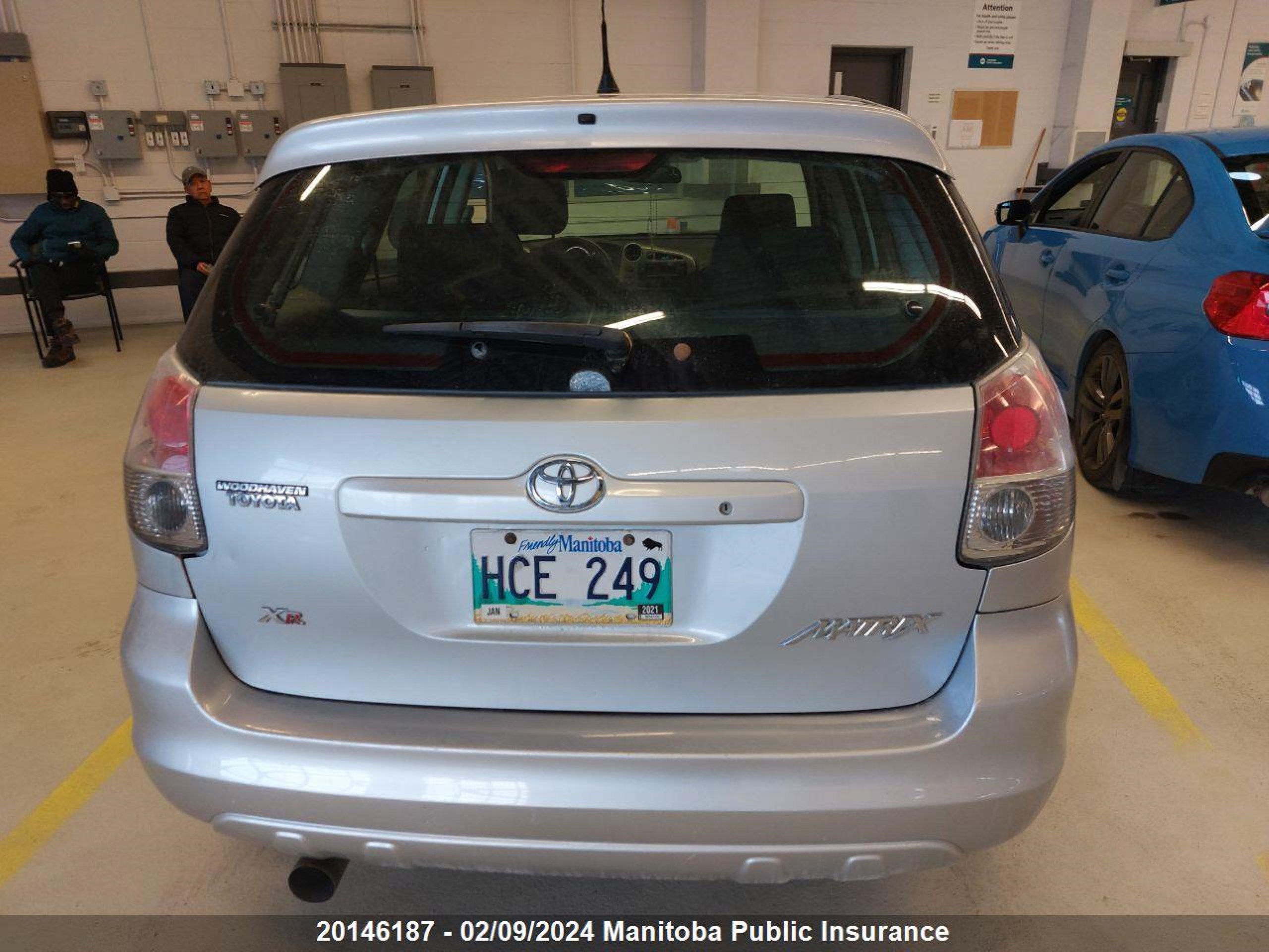 TOYOTA MATRIX 2007 2t1kr32e87c631233