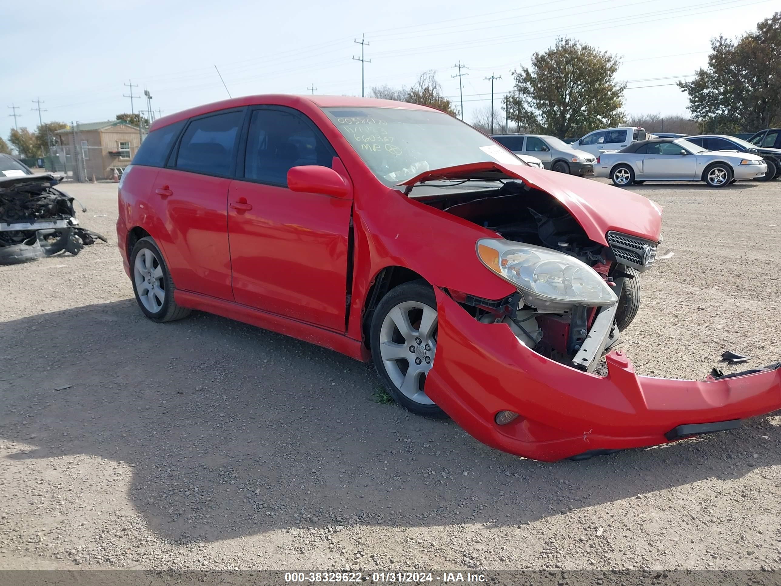 TOYOTA MATRIX 2007 2t1kr32e97c660367