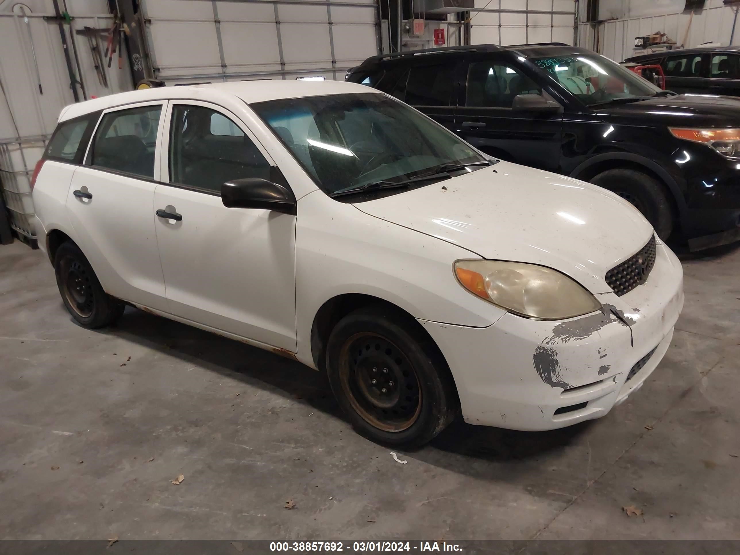 TOYOTA MATRIX 2003 2t1kr32ex3c078210