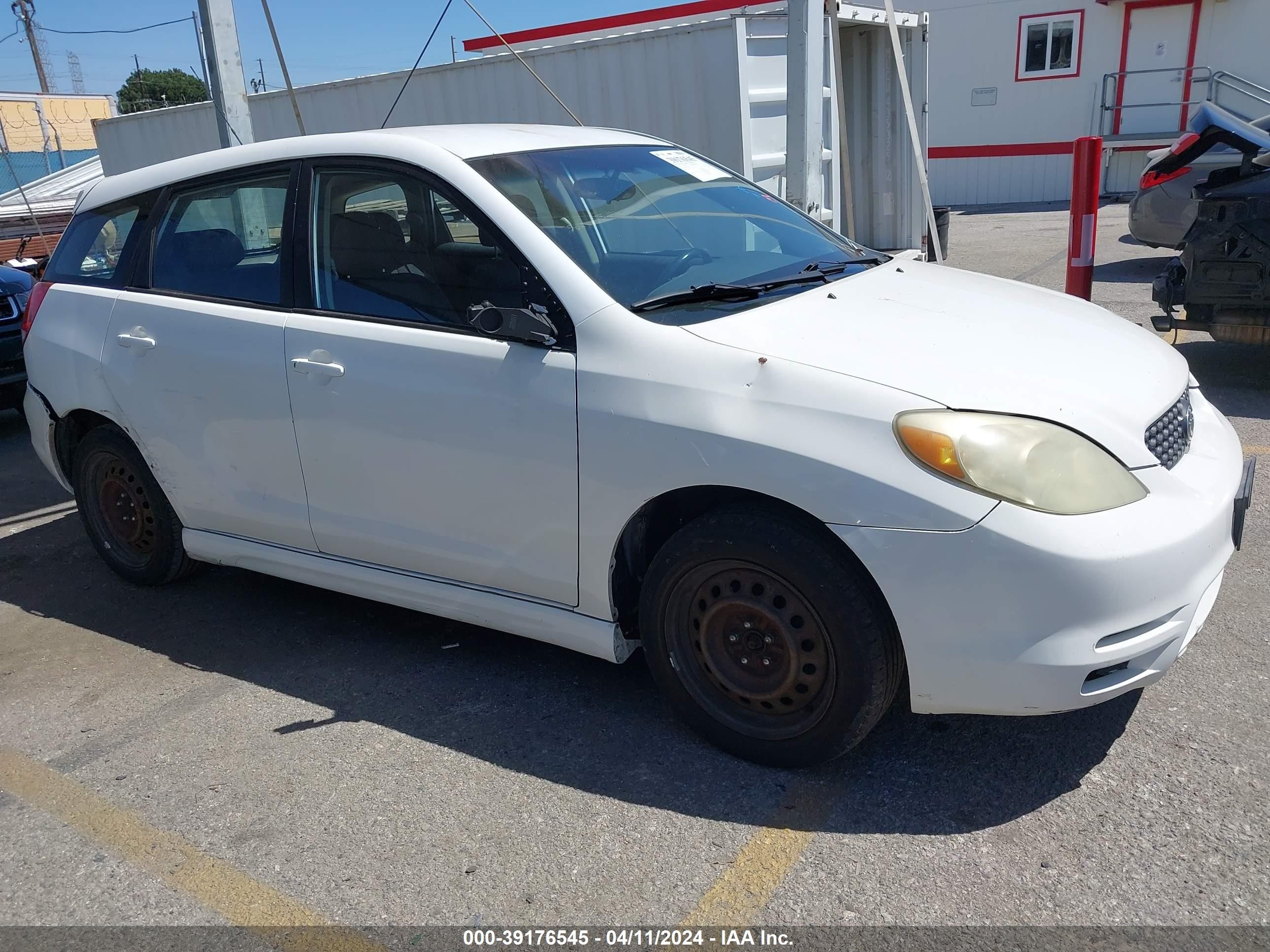 TOYOTA MATRIX 2004 2t1kr32ex4c267294