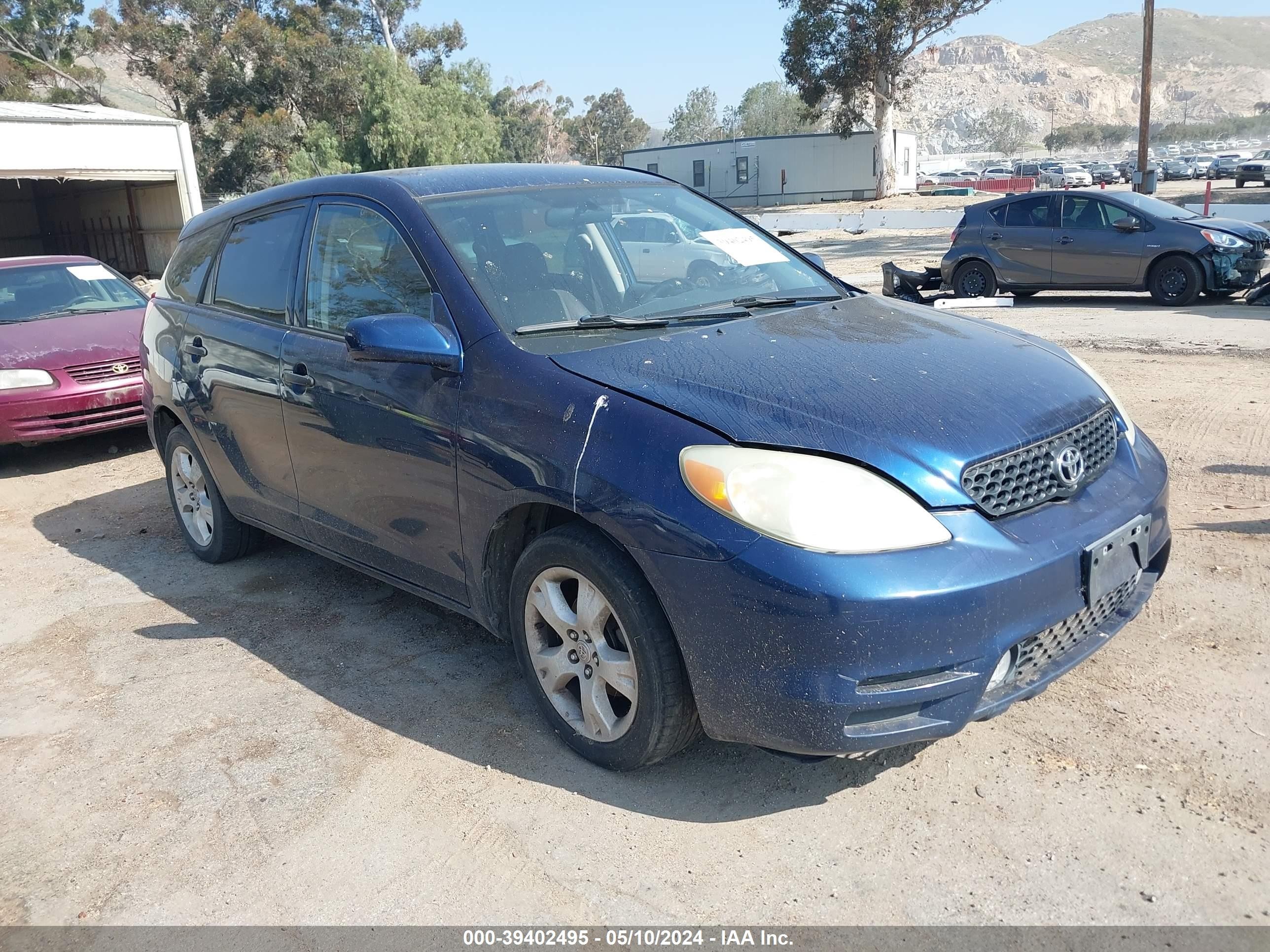 TOYOTA MATRIX 2004 2t1kr38e74c227603