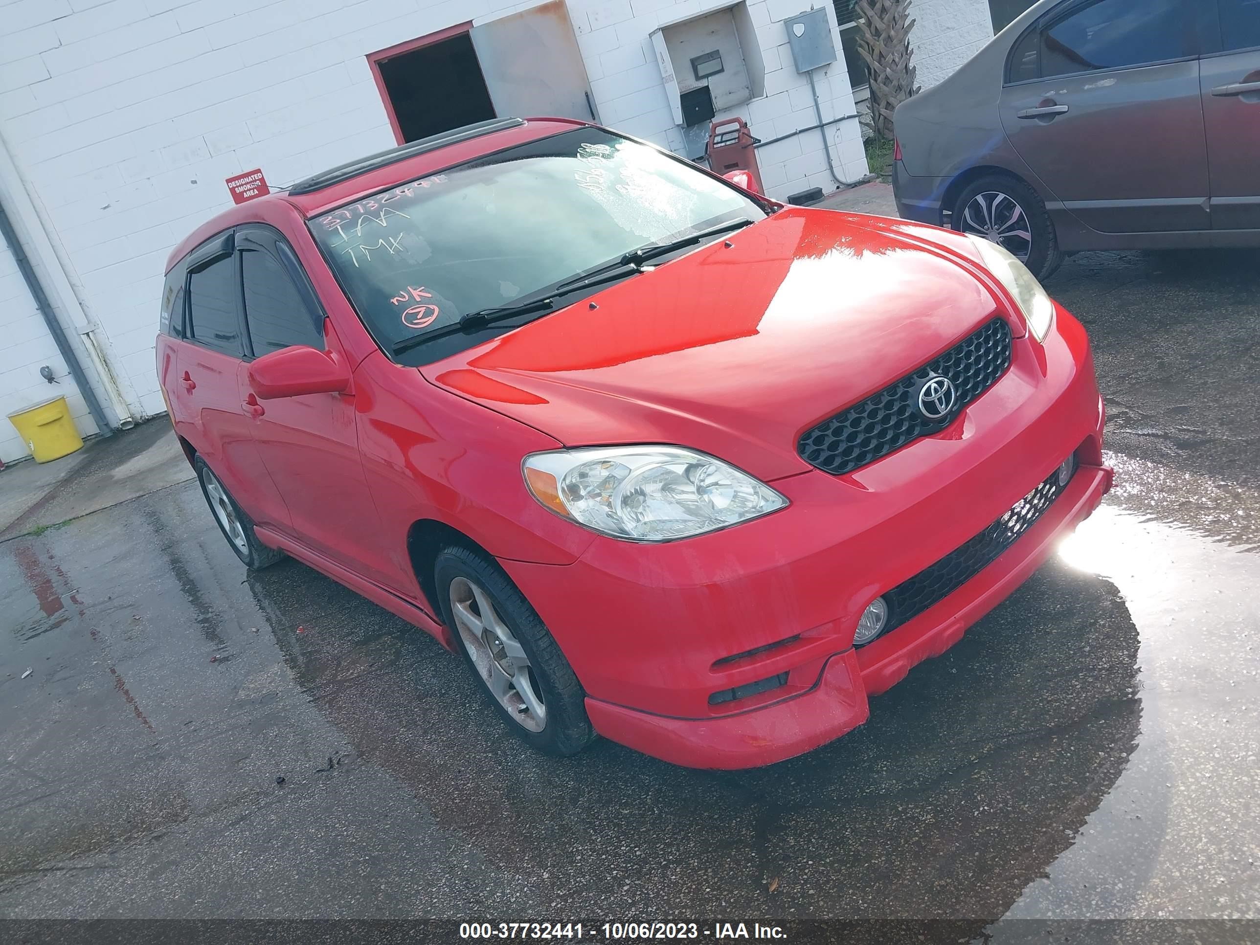 TOYOTA MATRIX 2003 2t1kr38e83c056598