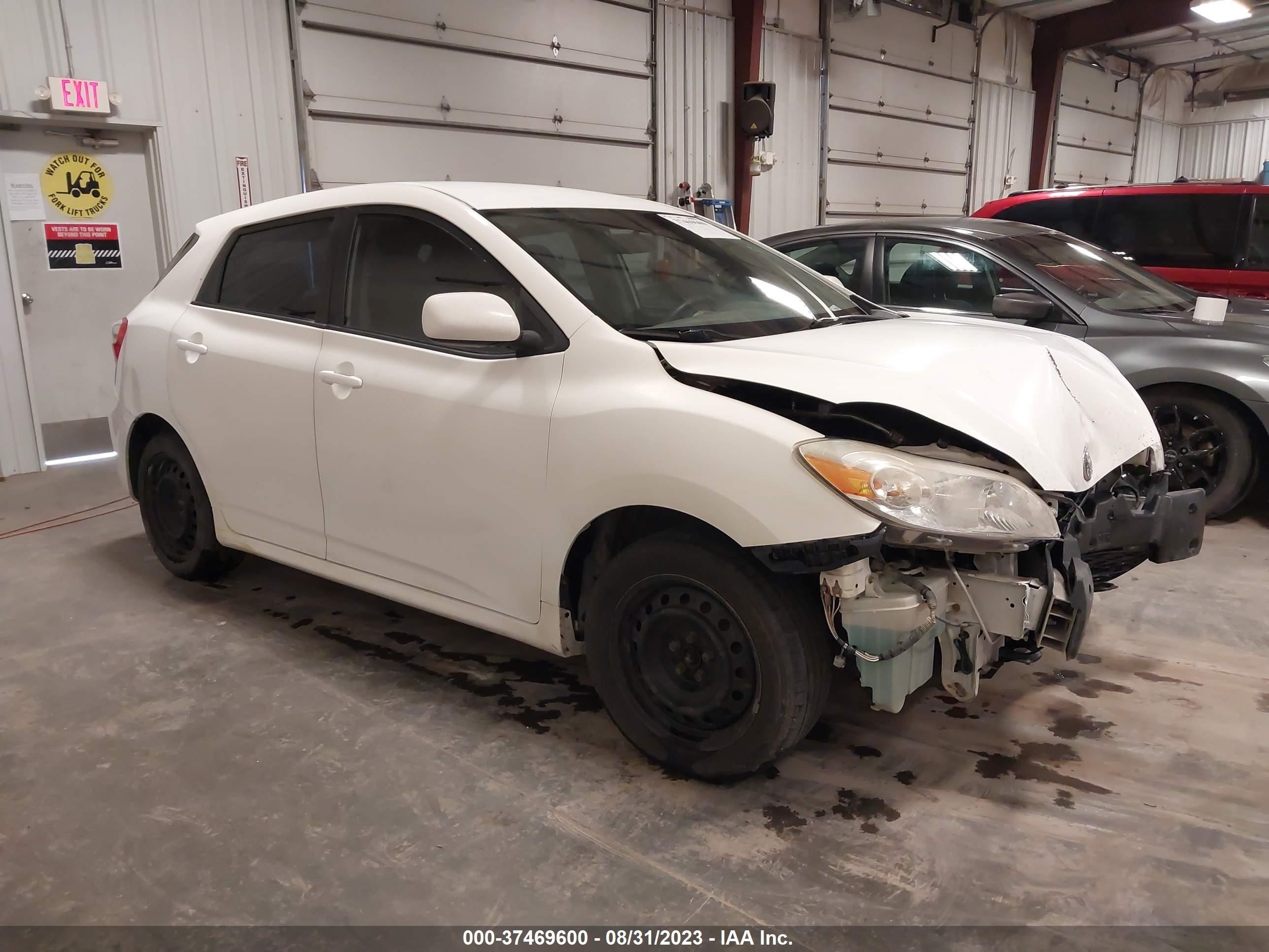 TOYOTA MATRIX 2009 2t1ku40e09c055258