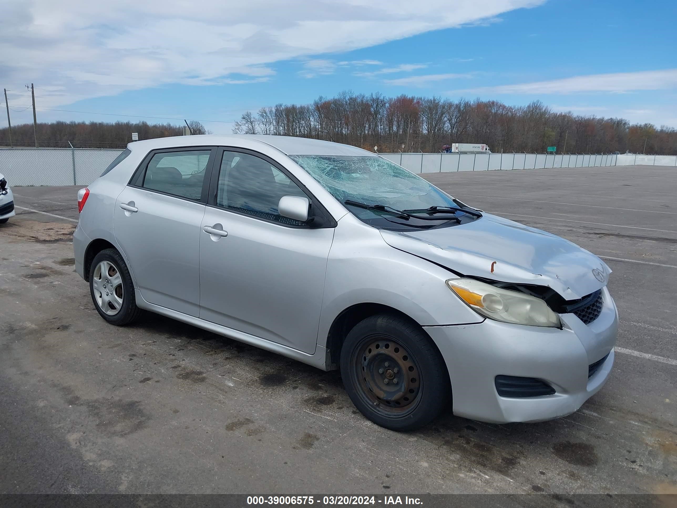 TOYOTA MATRIX 2009 2t1ku40e19c154543