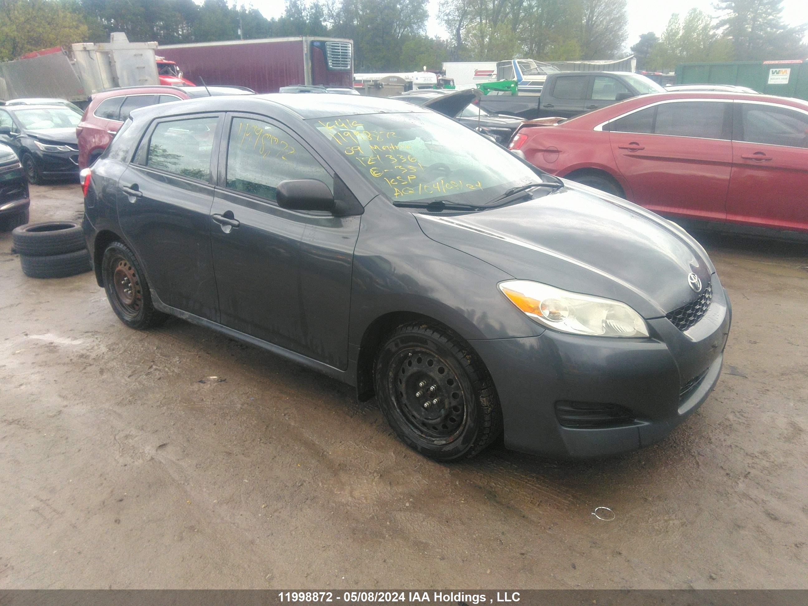 TOYOTA MATRIX 2009 2t1ku40e39c129336