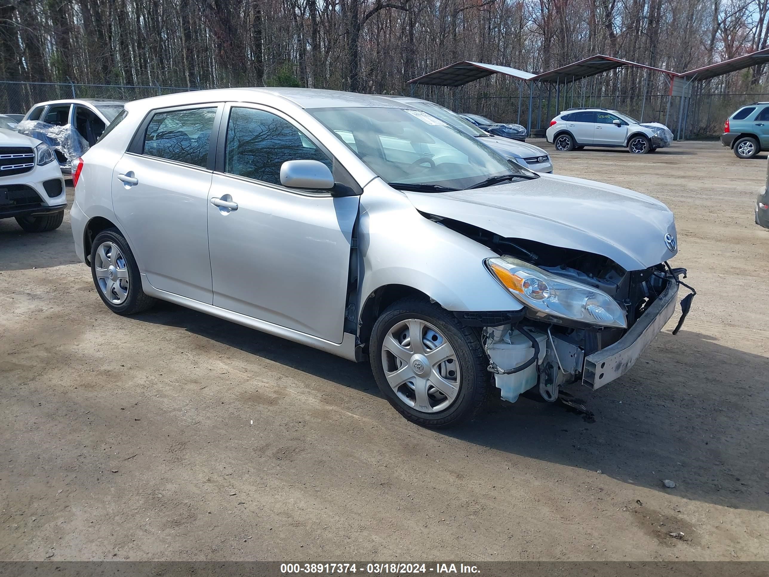 TOYOTA MATRIX 2009 2t1ku40e49c065999