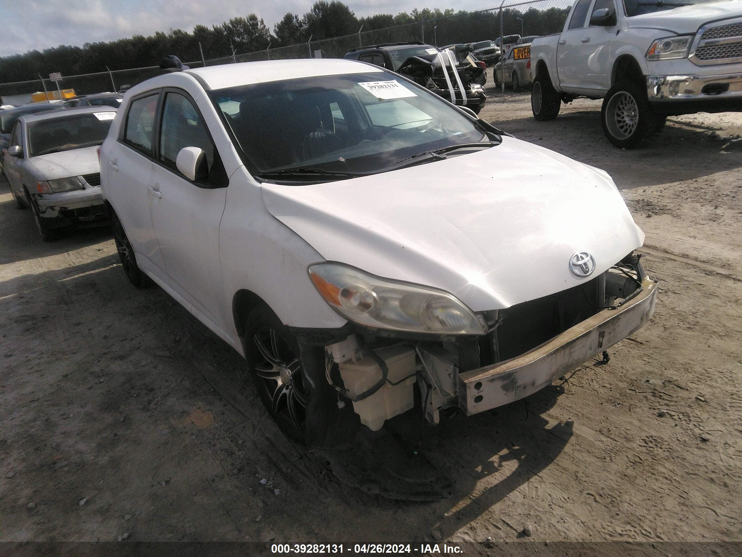 TOYOTA MATRIX 2009 2t1ku40e49c147330