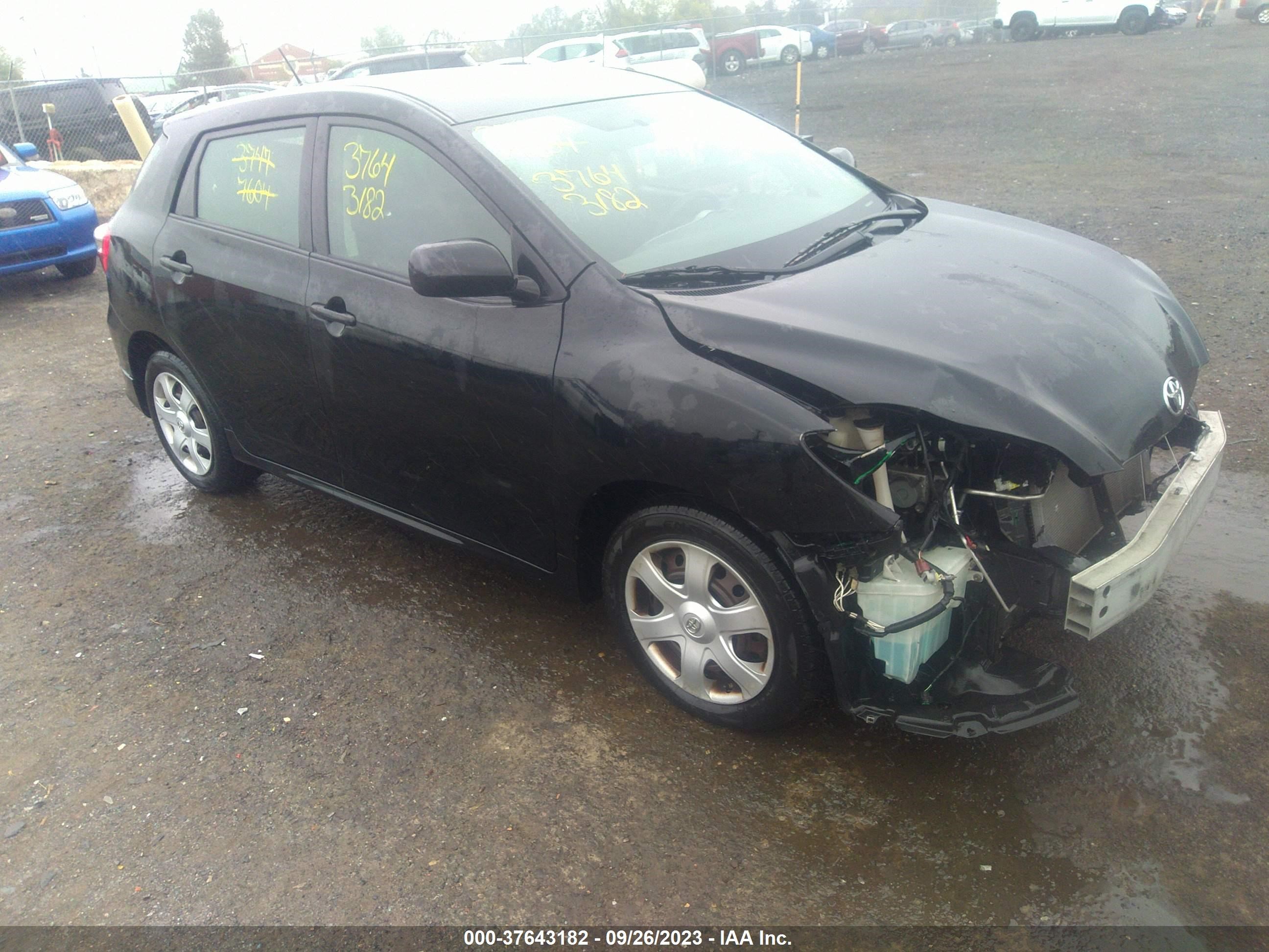 TOYOTA MATRIX 2009 2t1ku40e49c161180