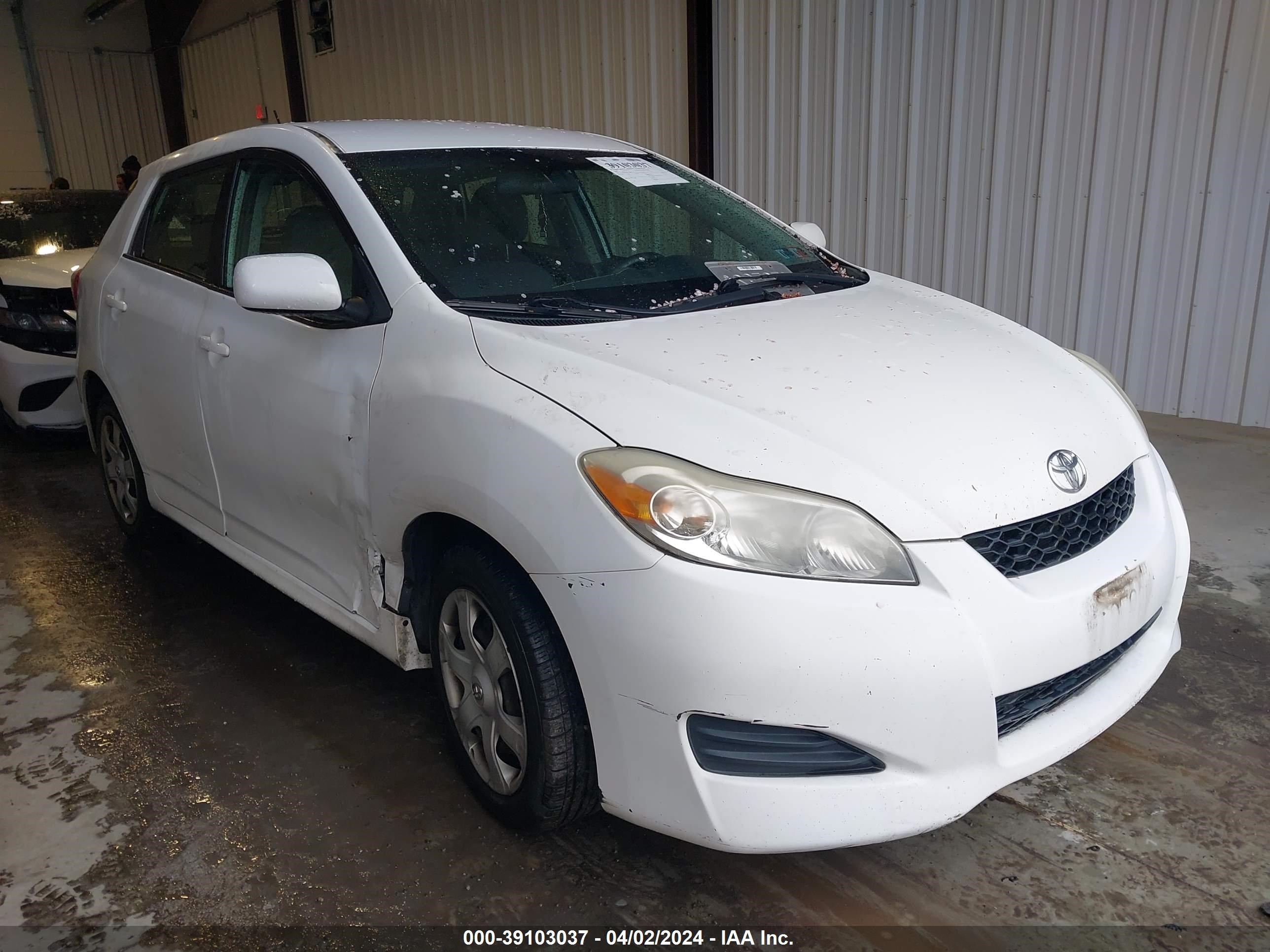 TOYOTA MATRIX 2009 2t1ku40e59c115695