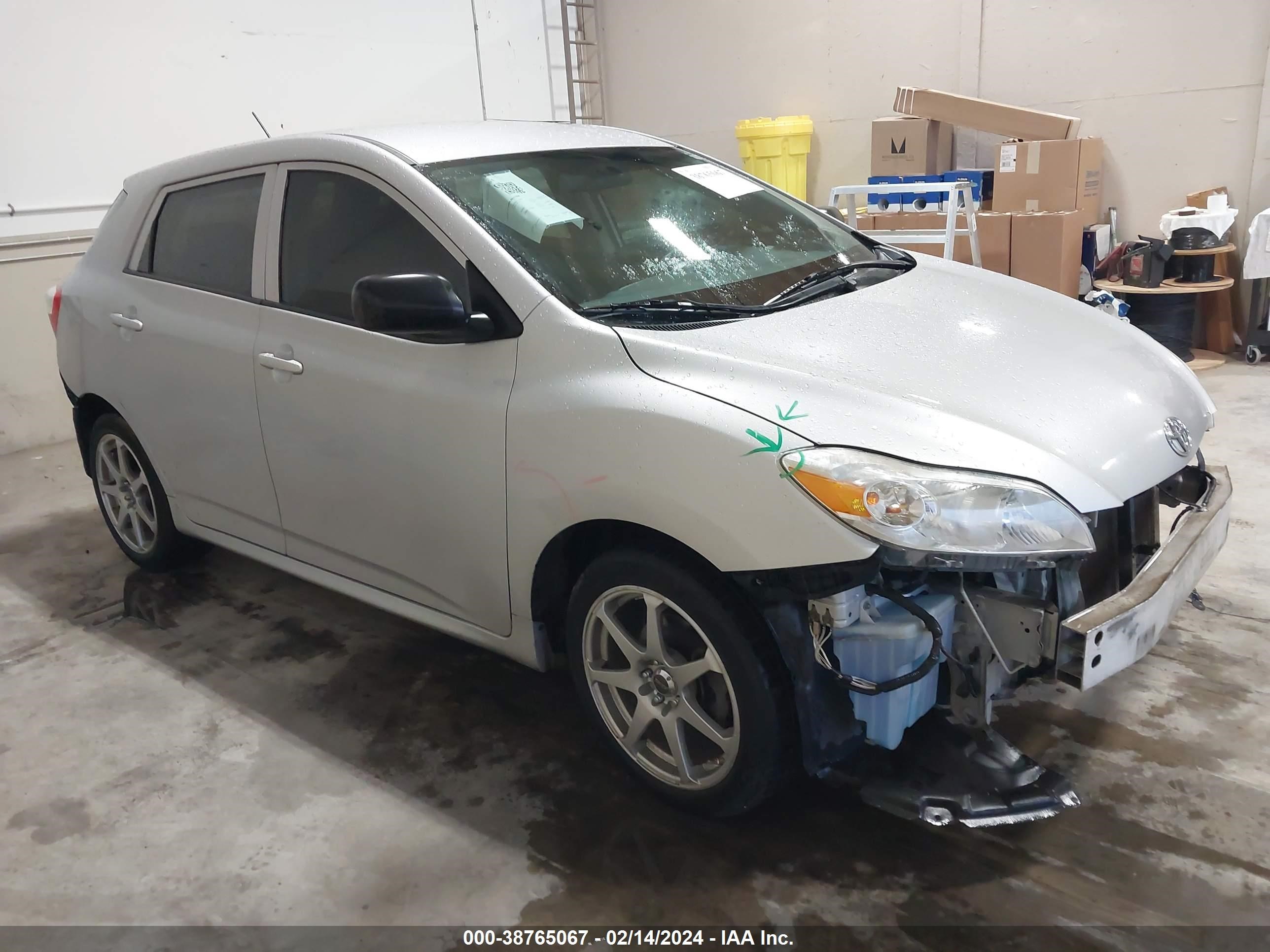 TOYOTA MATRIX 2009 2t1ku40e69c035855