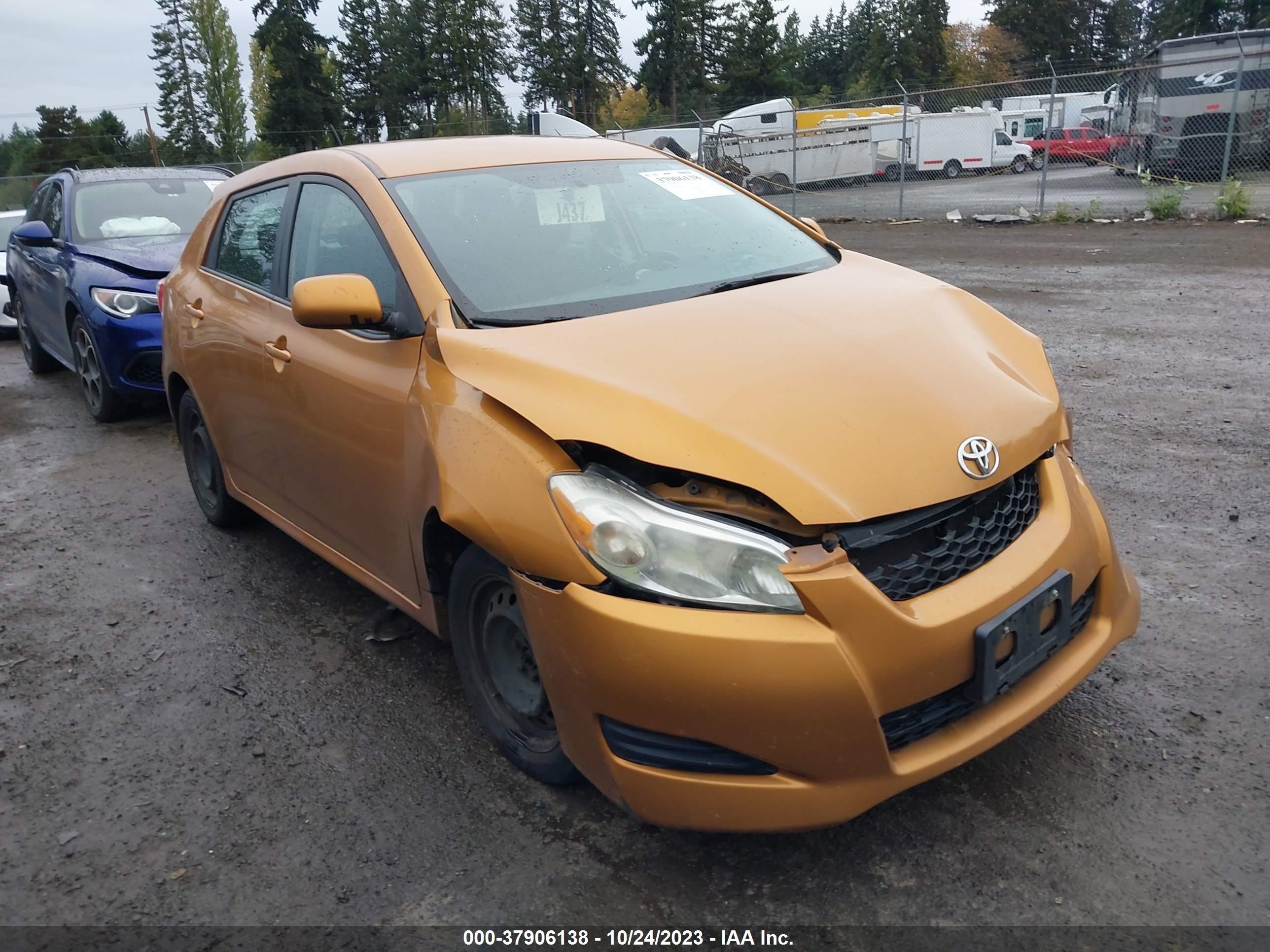 TOYOTA MATRIX 2009 2t1ku40e89c014750