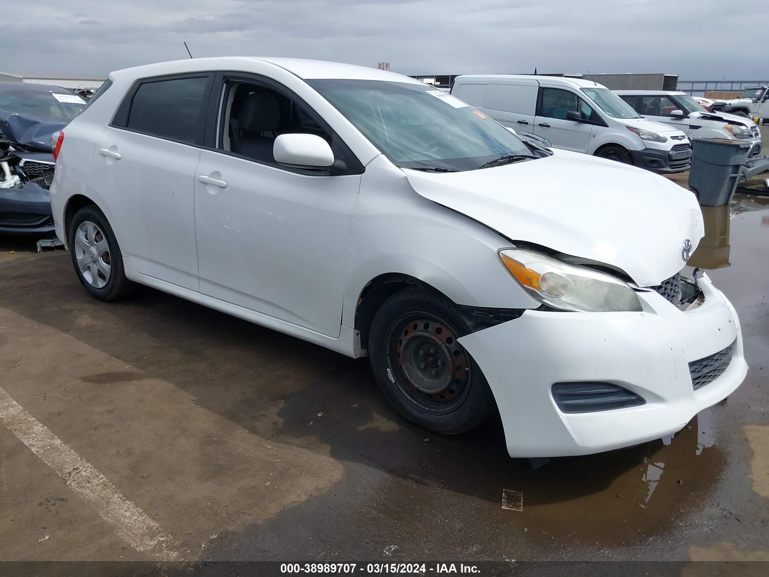 TOYOTA MATRIX 2009 2t1ku40e99c003319