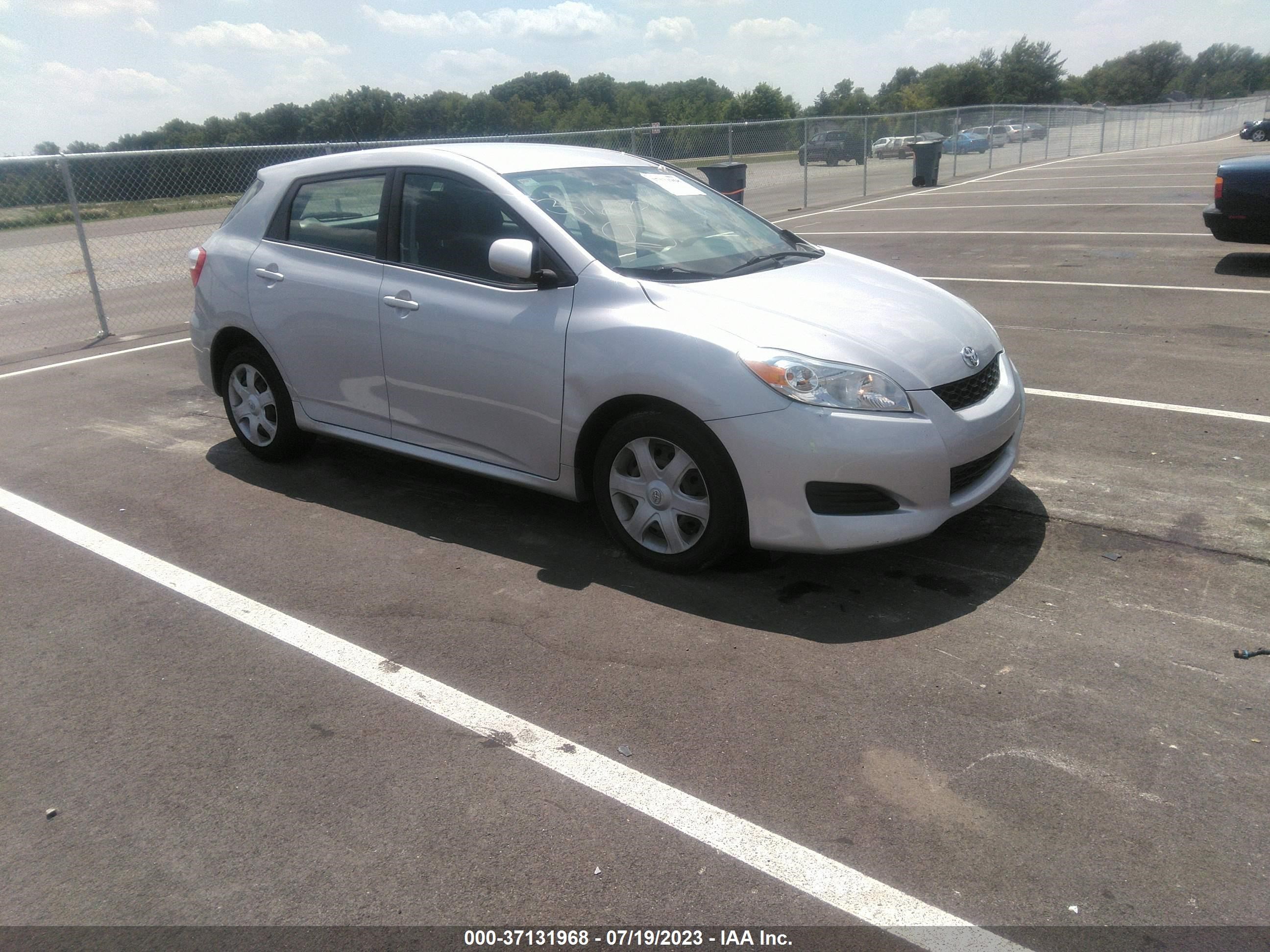 TOYOTA MATRIX 2009 2t1ku40ex9c137479