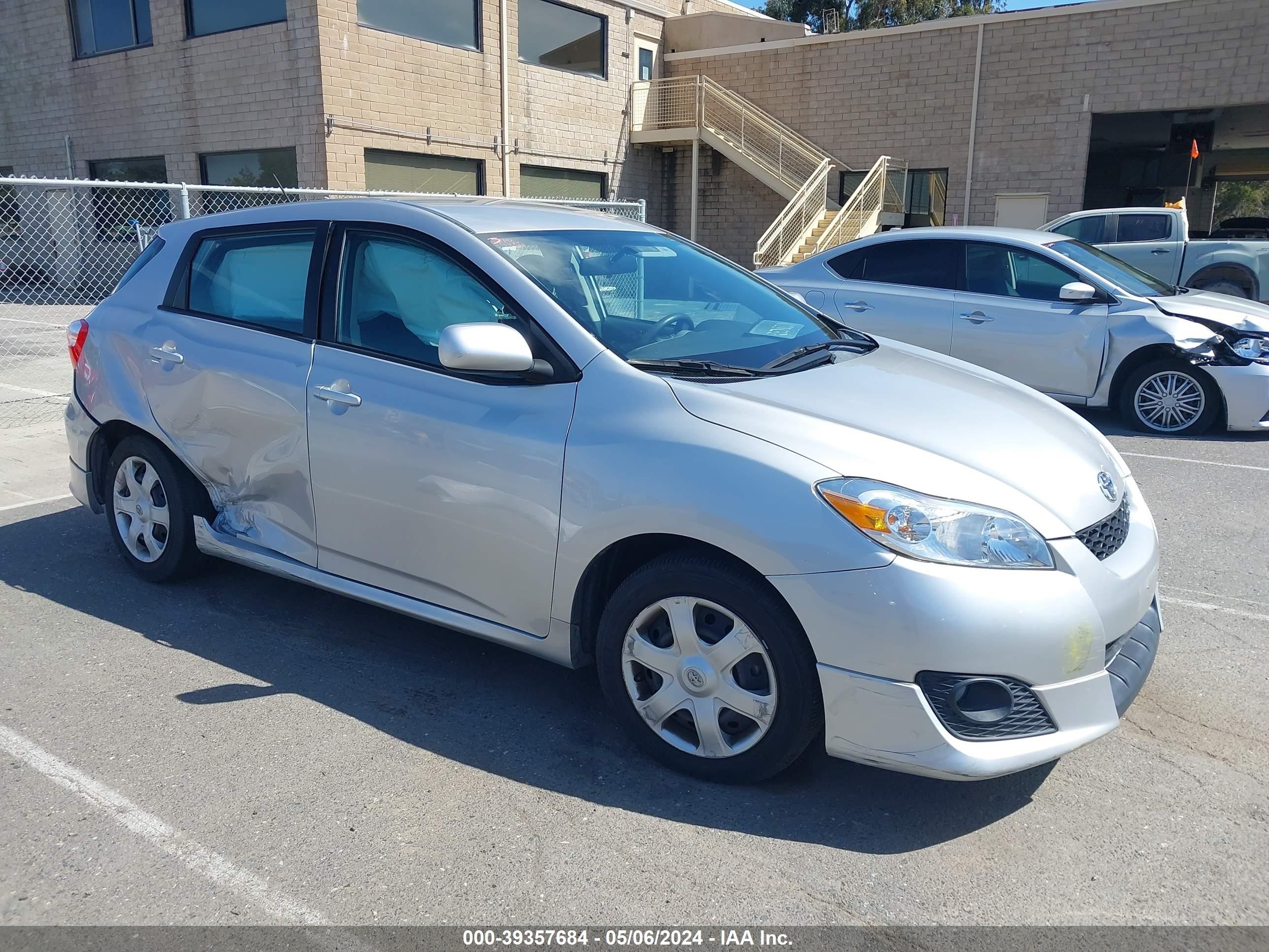 TOYOTA MATRIX 2009 2t1ku40ex9c188982