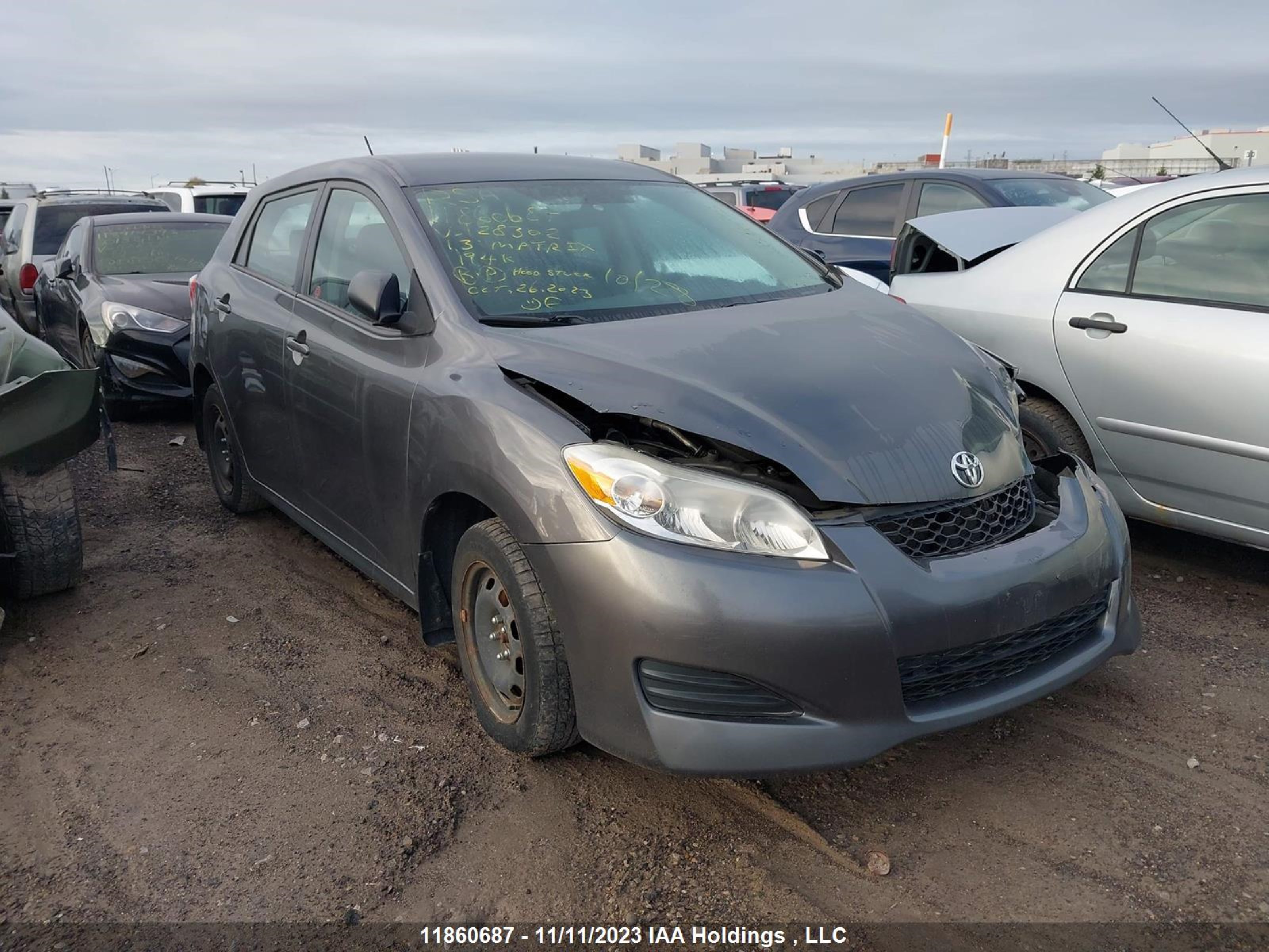 TOYOTA MATRIX 2013 2t1ku4ee1dc128302