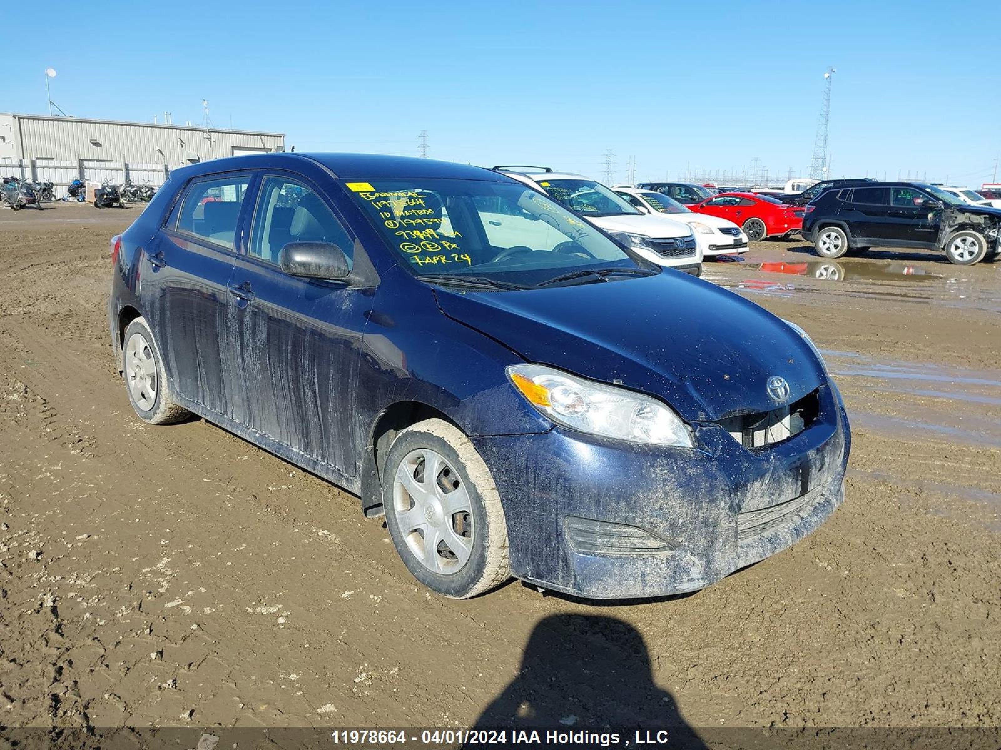 TOYOTA MATRIX 2010 2t1ku4ee5ac199594