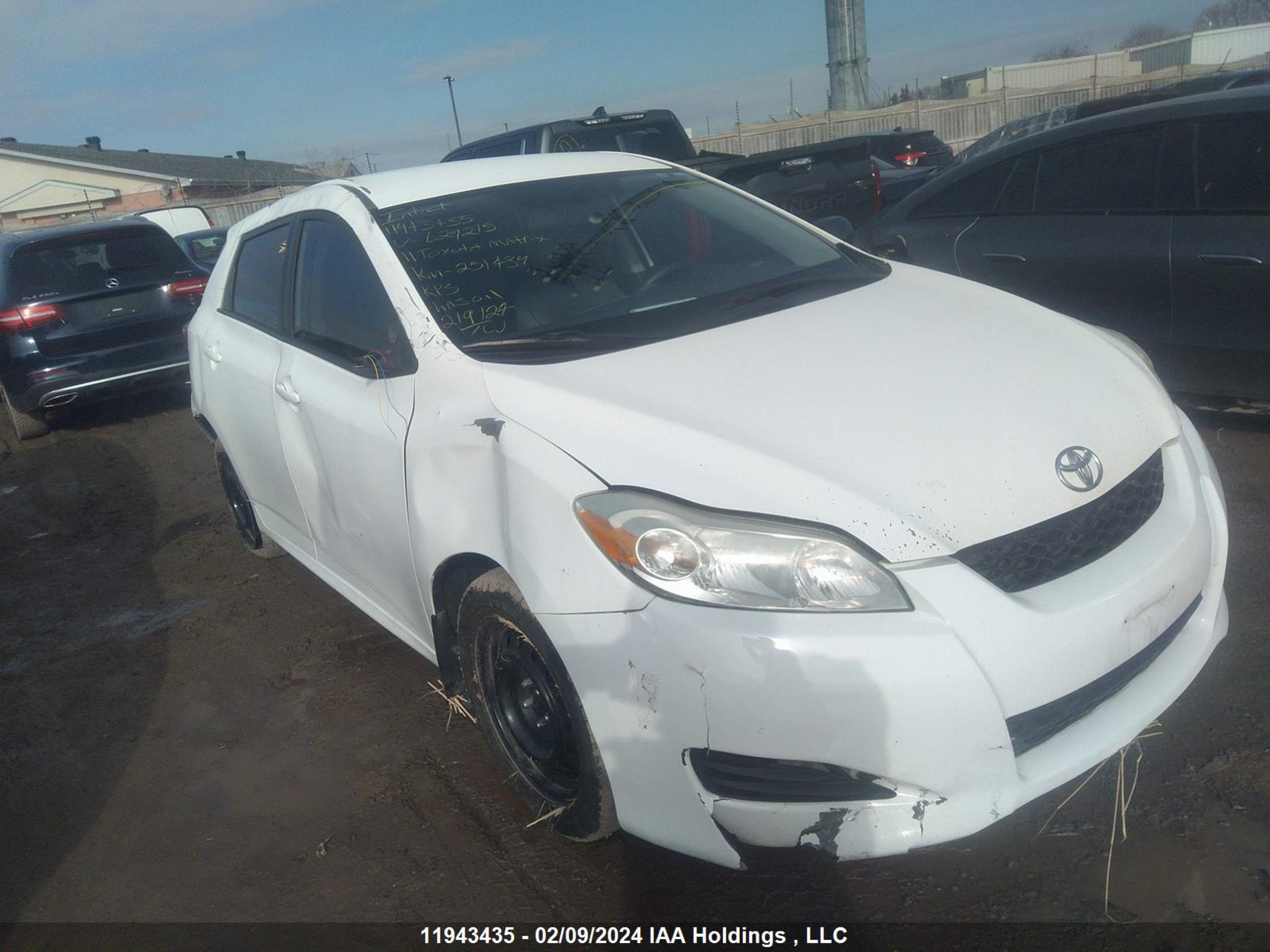 TOYOTA MATRIX 2011 2t1ku4ee6bc629215