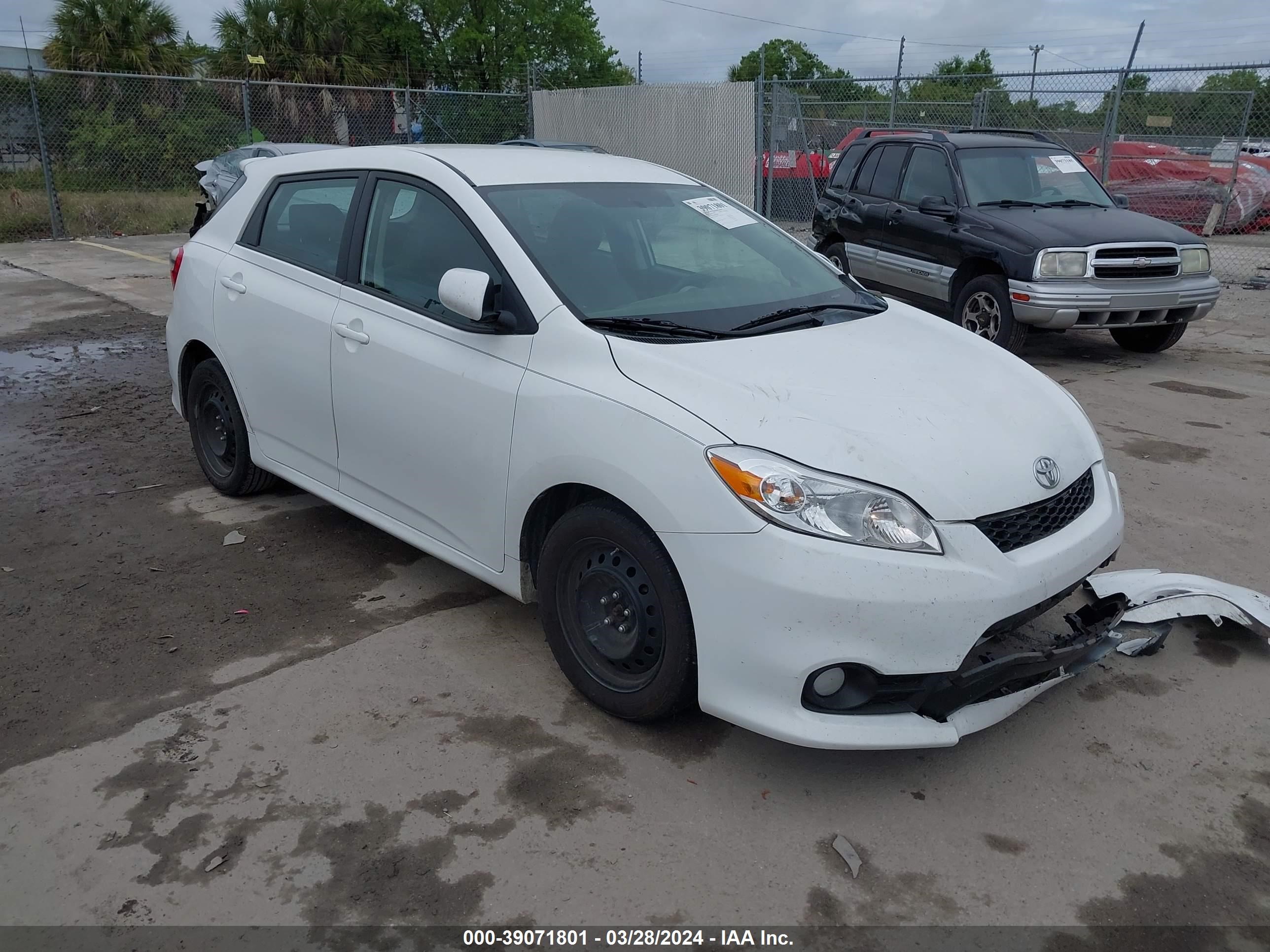 TOYOTA MATRIX 2013 2t1ku4ee6dc960427