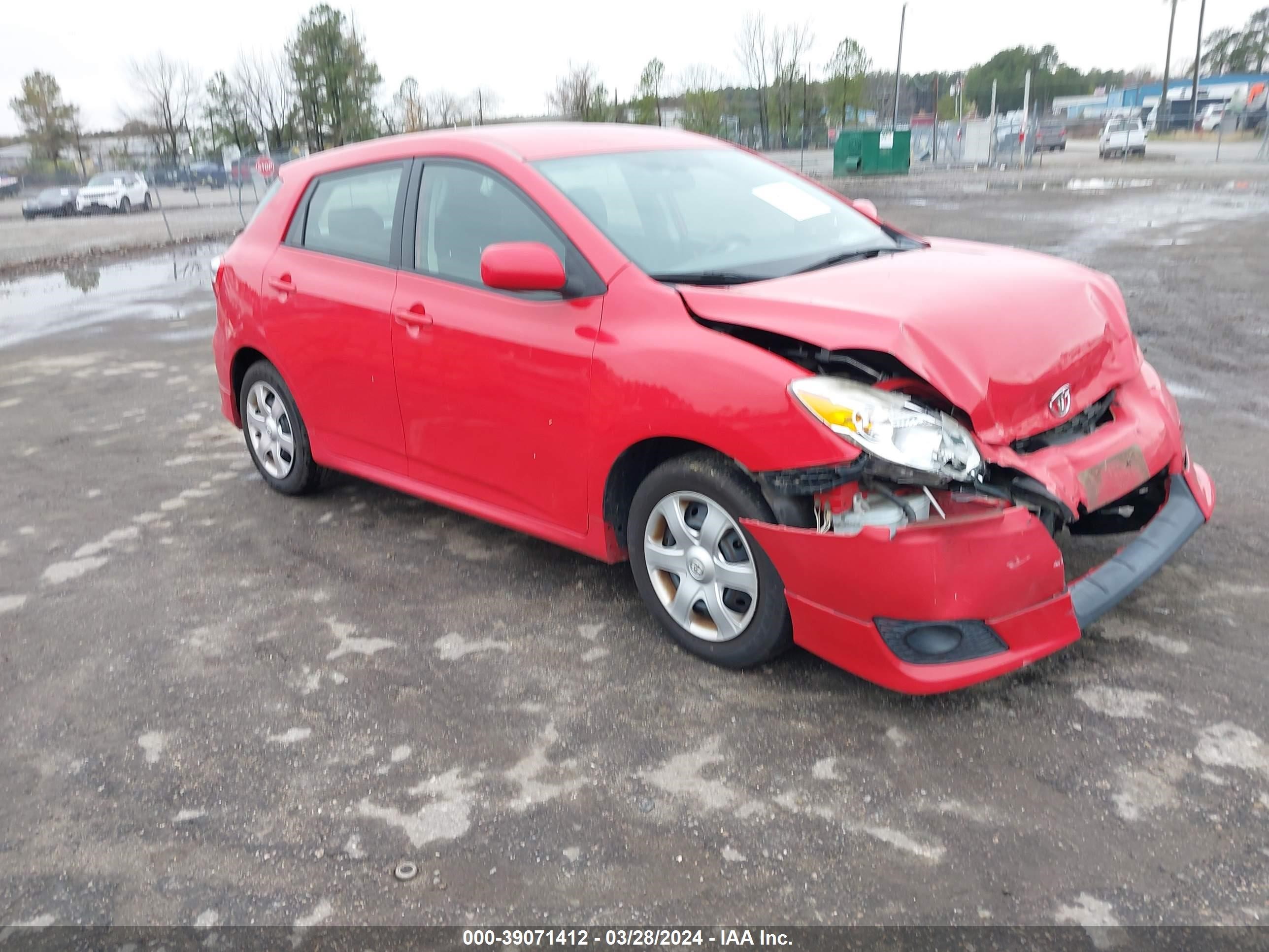 TOYOTA MATRIX 2010 2t1ku4ee8ac332140